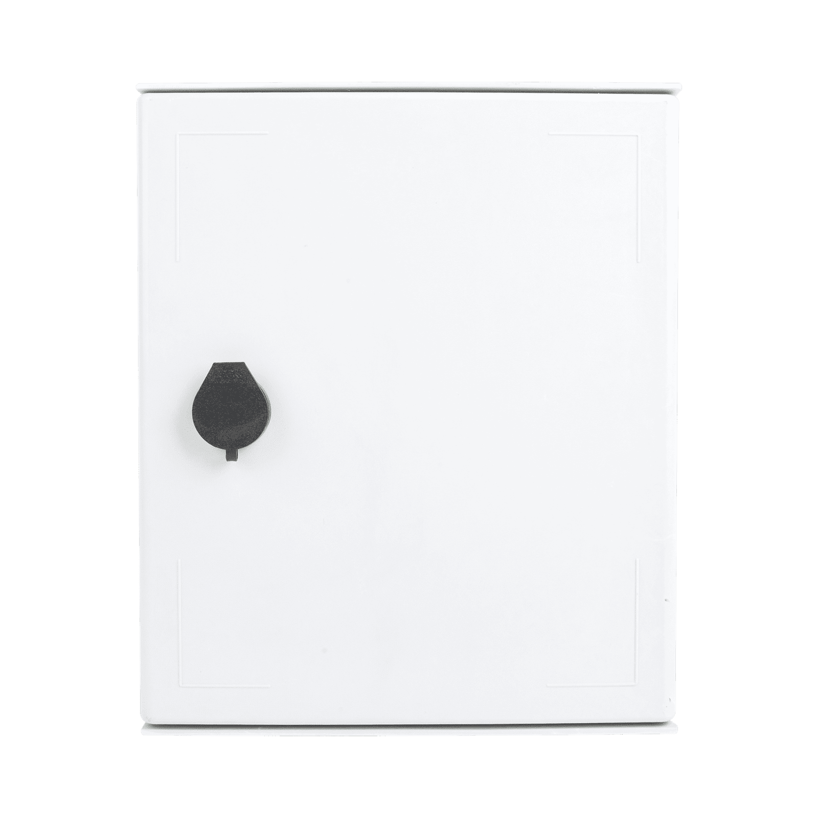 Gabinete de Poliéster IP65 Uso en Intemperie (250 x 300 x 140 mm) con Placa Trasera Interior de Plástico (Incluye Chapa y Llave). PST-2530-14P - PRECISION