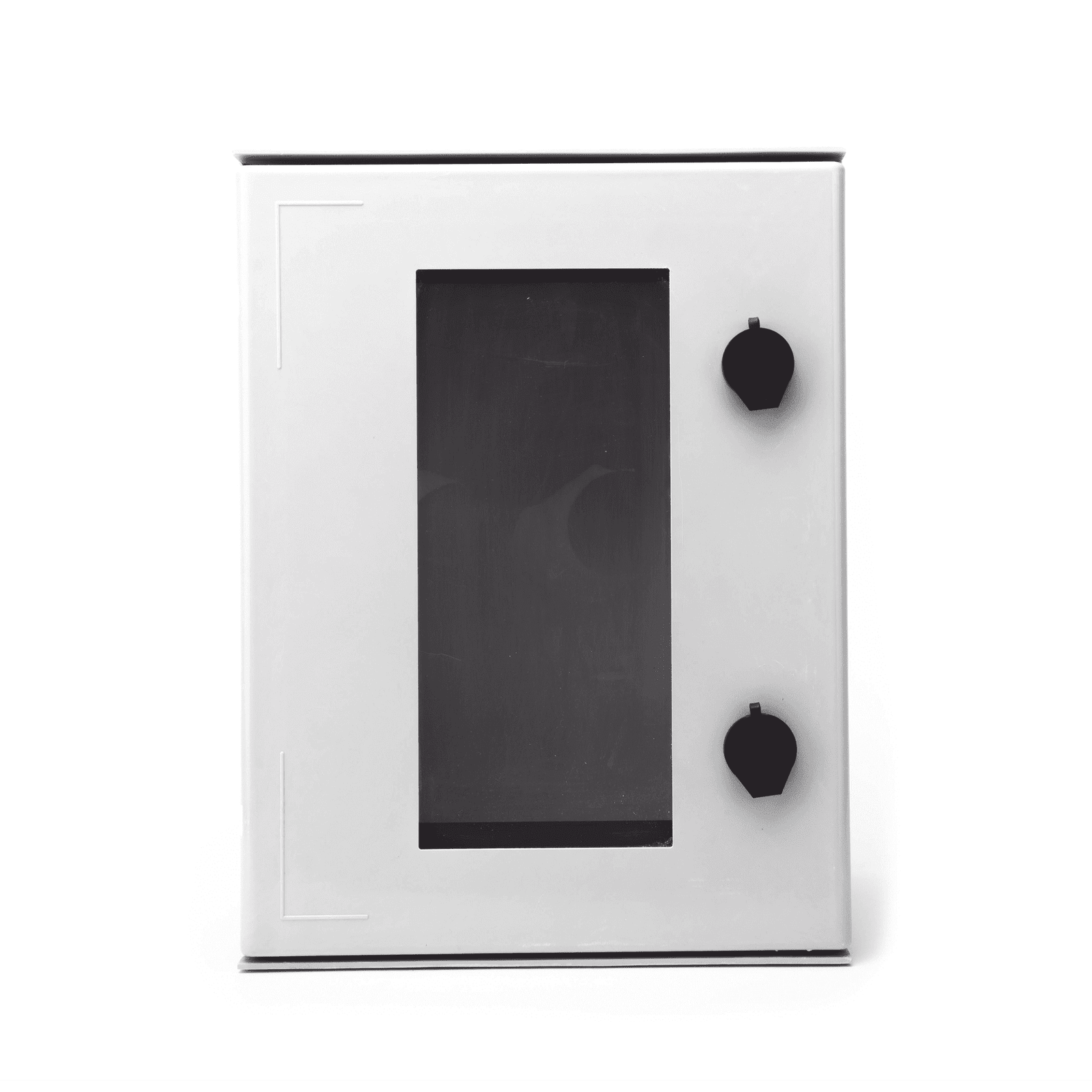 Gabinete de Poliéster IP65 Puerta Transparente, Uso en Intemperie (300 x 400 x 200 mm) con Placa Trasera Interior de Plástico (Incluye Chapa y Llave). PST-3040-20PT - PRECISION