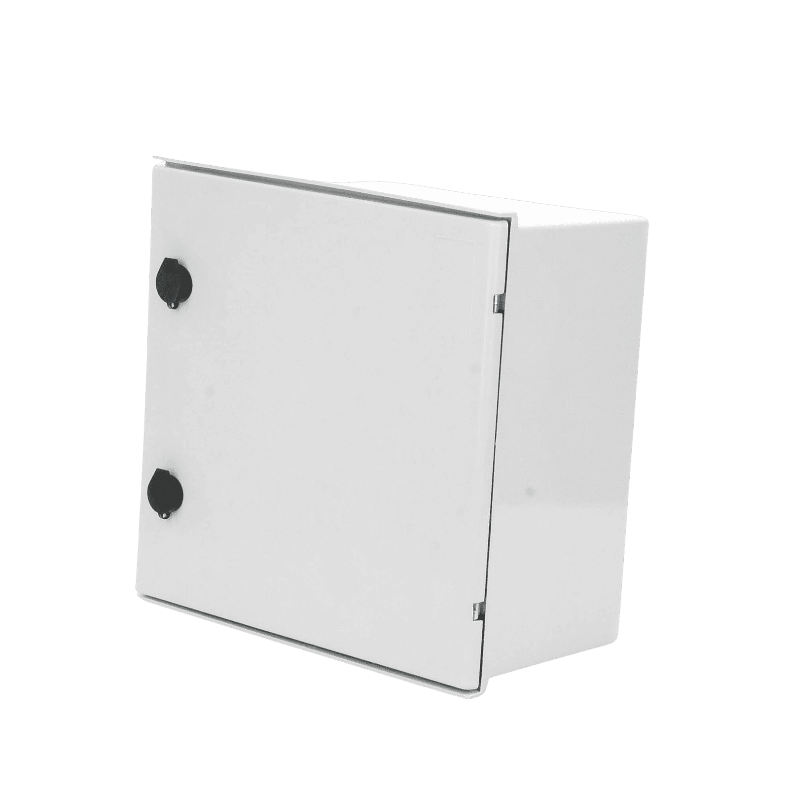 Gabinete de Poliéster IP65 Uso en Intemperie (400 x 400 x 200 mm) con Placa Trasera Interior de Plástico (Incluye Chapa y Llave). PST-4040-20P - PRECISION
