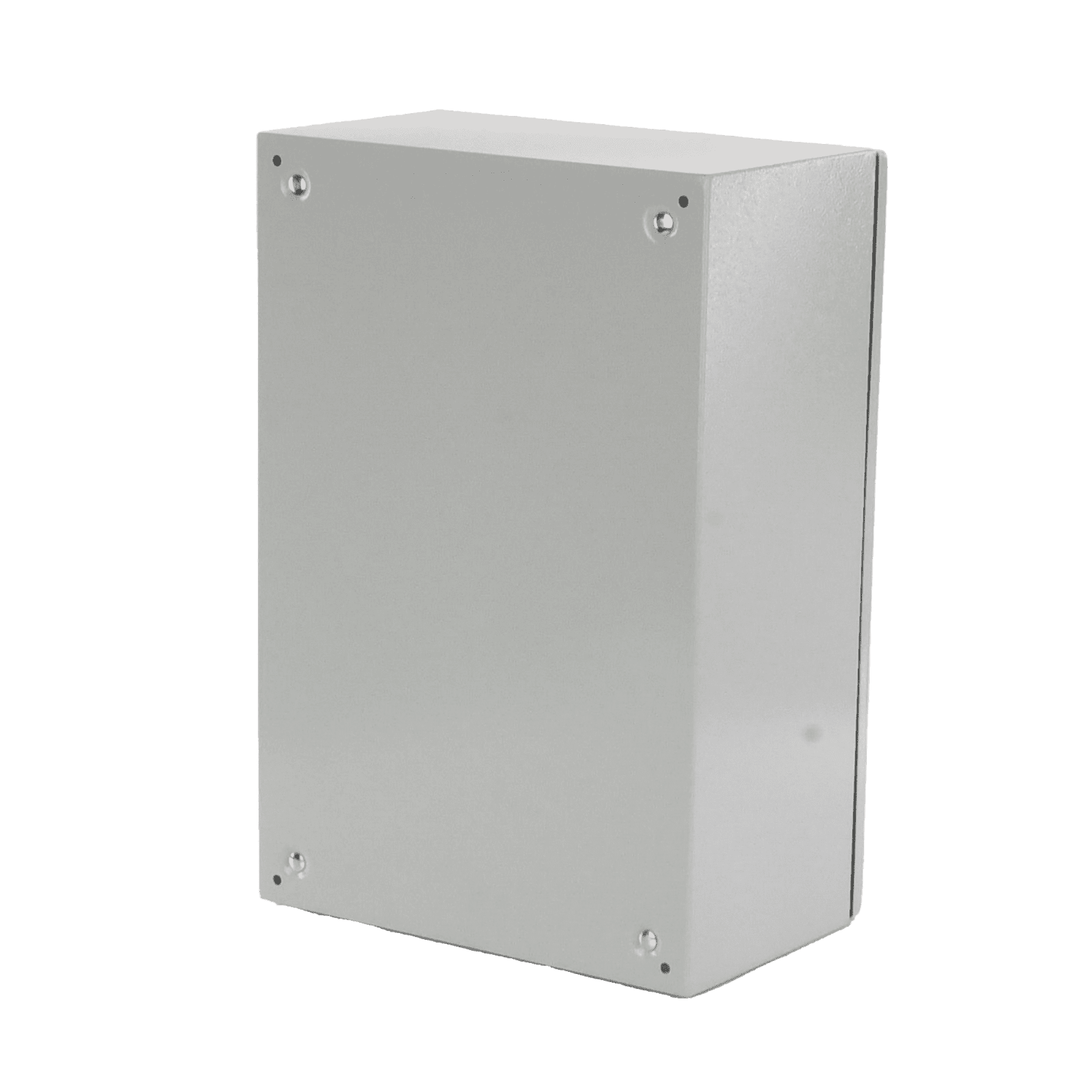 Gabinete Ventilado de Acero IP55 Uso en Exterior (400 x 600 x 250 mm) con Placa Trasera Interior Metálica y Compuerta Inferior Atornillable. Incluye Ventilador, Ventilas, filtros, Chapa y Llave. PST-4060-25AV - PRECISION