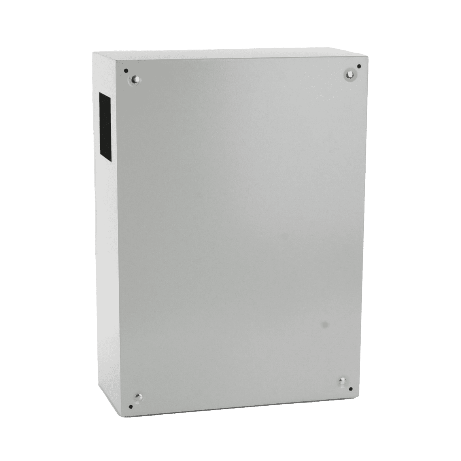 Gabinete Ventilado de Acero IP55 Uso en Exterior (500 x 700 x 250 mm) con Placa Trasera Interior Metálica y Compuerta Inferior Atornillable. Incluye Ventilador, Ventilas, filtros, Chapa y Llave. PST-5070-25AV - PRECISION