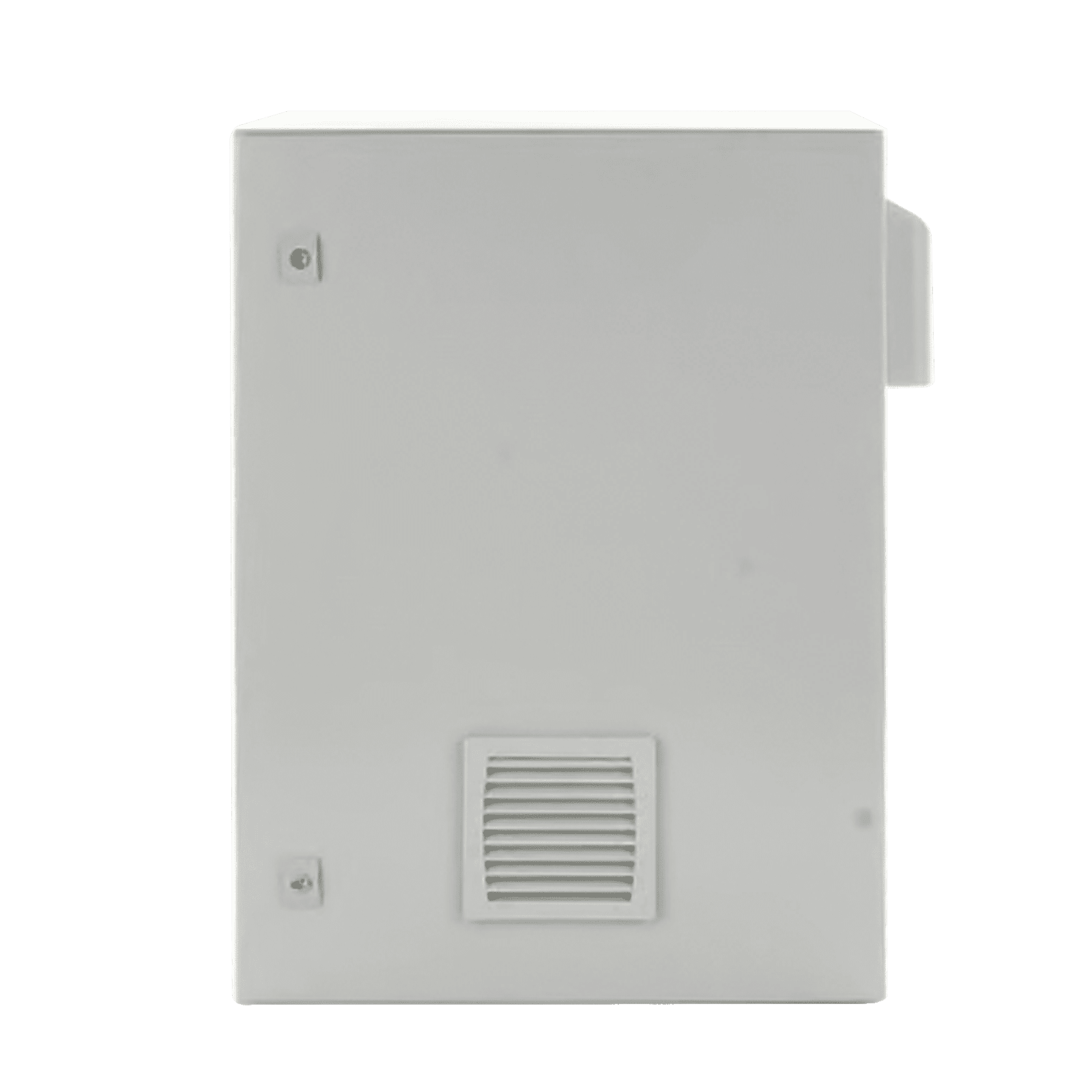 Gabinete Ventilado de Acero IP55 Uso en Exterior (500 x 700 x 250 mm) con Placa Trasera Interior Metálica y Compuerta Inferior Atornillable. Incluye Ventilador, Ventilas, filtros, Chapa y Llave. PST-5070-25AV - PRECISION