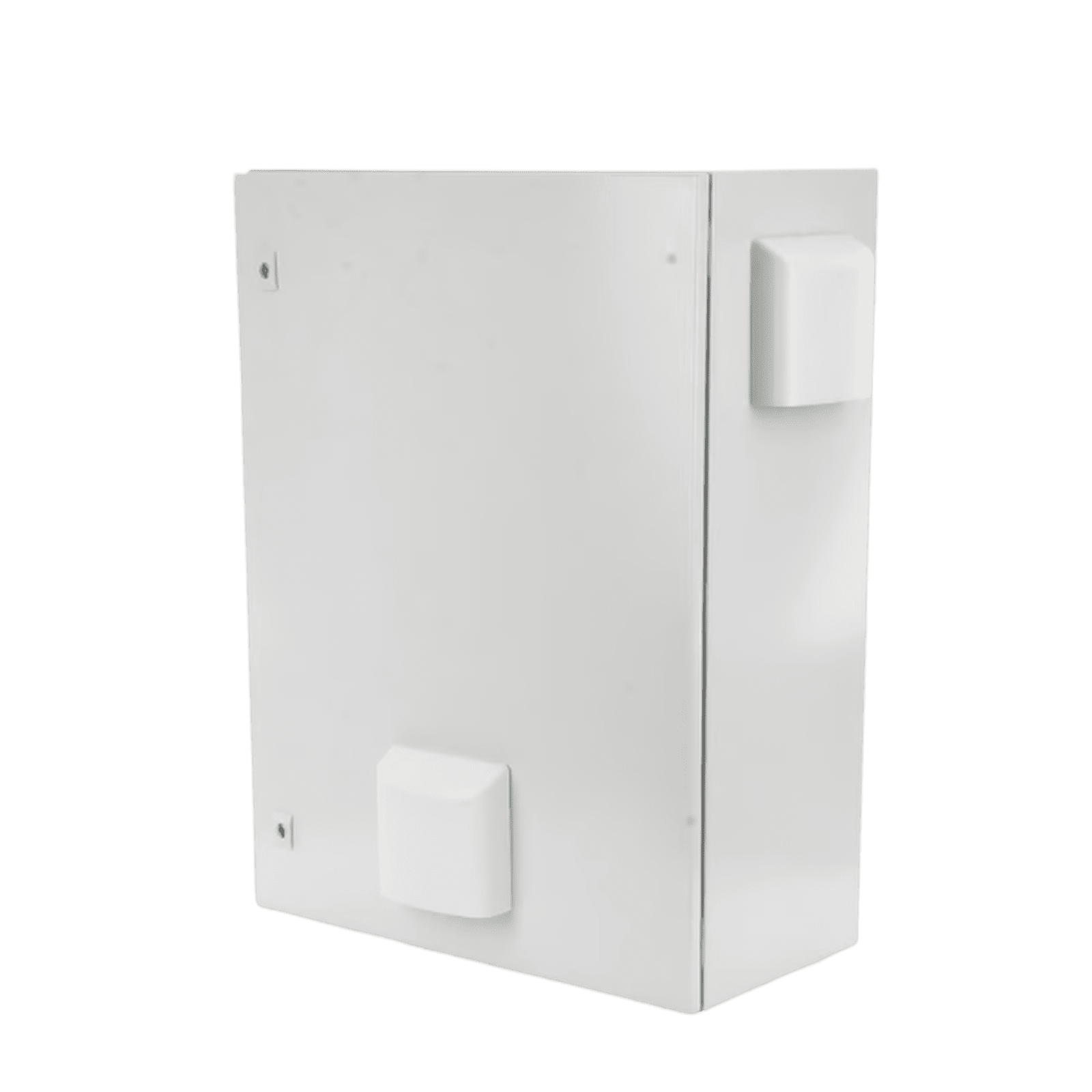 Gabinete Ventilado de Acero IP55 Uso en Exterior (500 x 700 x 250 mm) con Placa Trasera Interior Metálica y Compuerta Inferior Atornillable. Incluye Ventilador, Ventilas, filtros, Chapa y Llave. PST-5070-25AV - PRECISION