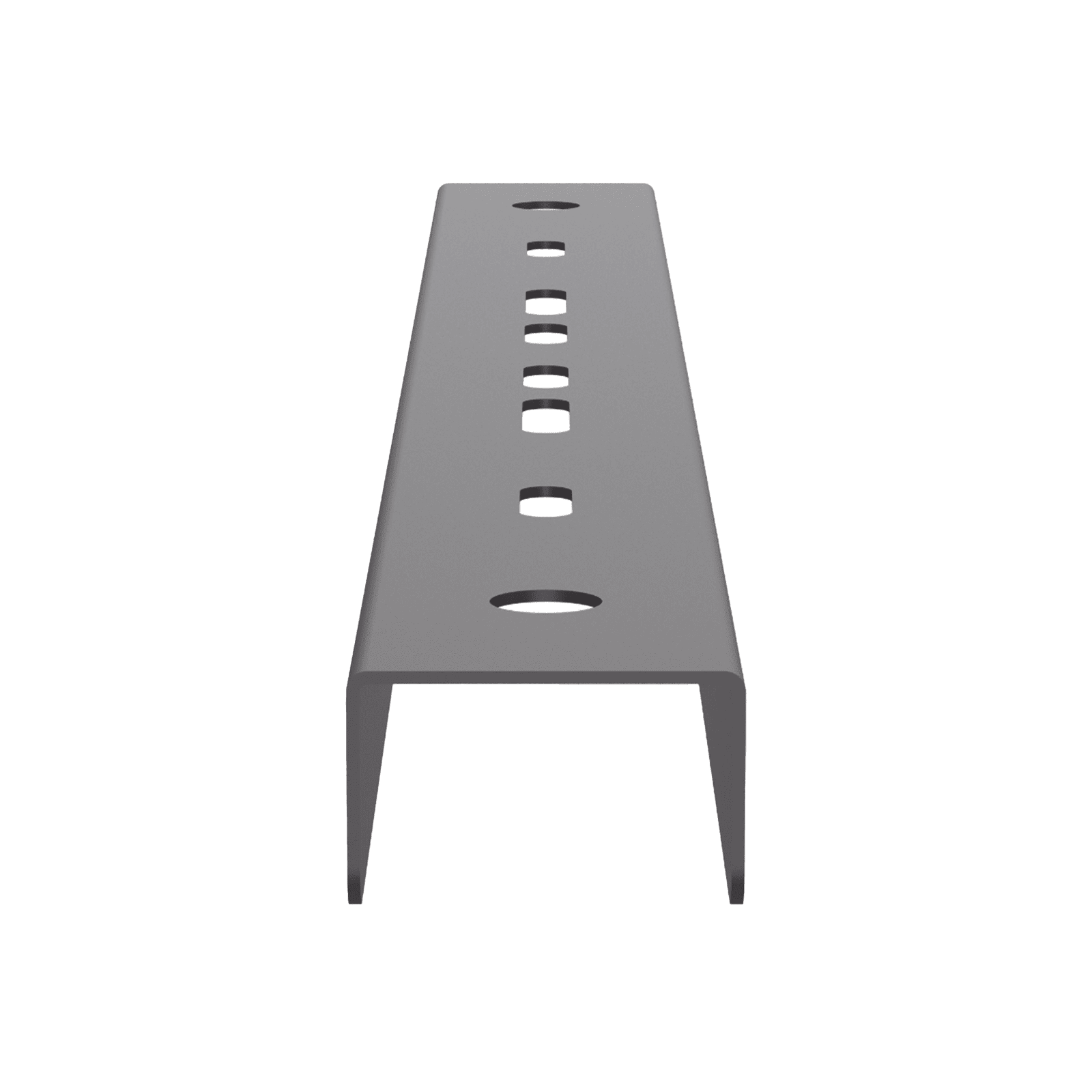Soporte Tipo Trapecio Para Charola Wire Basket, Hasta 12 in (300 mm) de Ancho, Uso con Varillas Roscadas de 1/2 in, Color Negro PWBTB12BL - PANDUIT