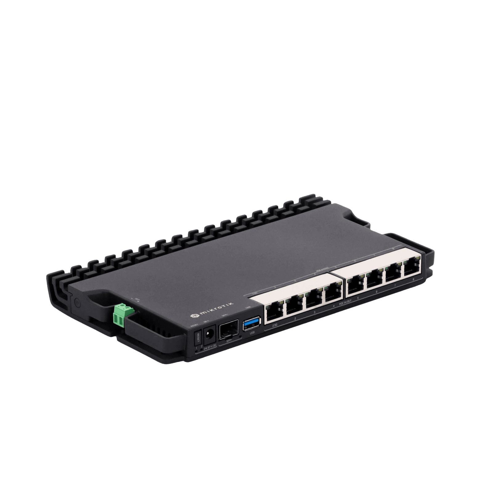 RB5009UPr+S+IN 8 puertos PoE in/out, 1 SFP+, Solo RouterOS v7 RB5009UPR+S+IN 210800 - MIKROTIK