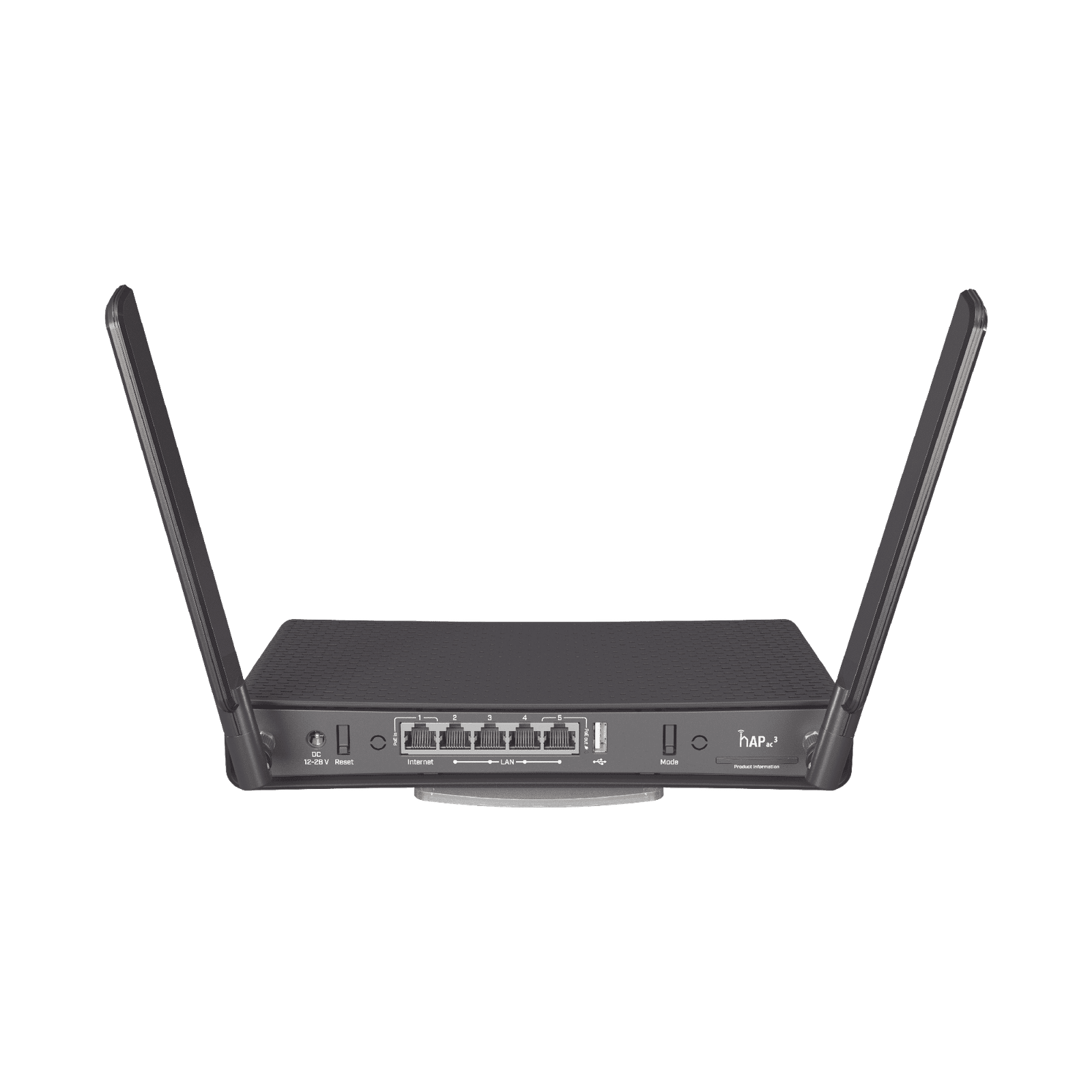 (hAP ac3) Router inalámbrico de doble banda con 5 puertos Gigabit Ethernet y antenas externas de alta ganancia RBD53IG-5HACD2HND - MIKROTIK