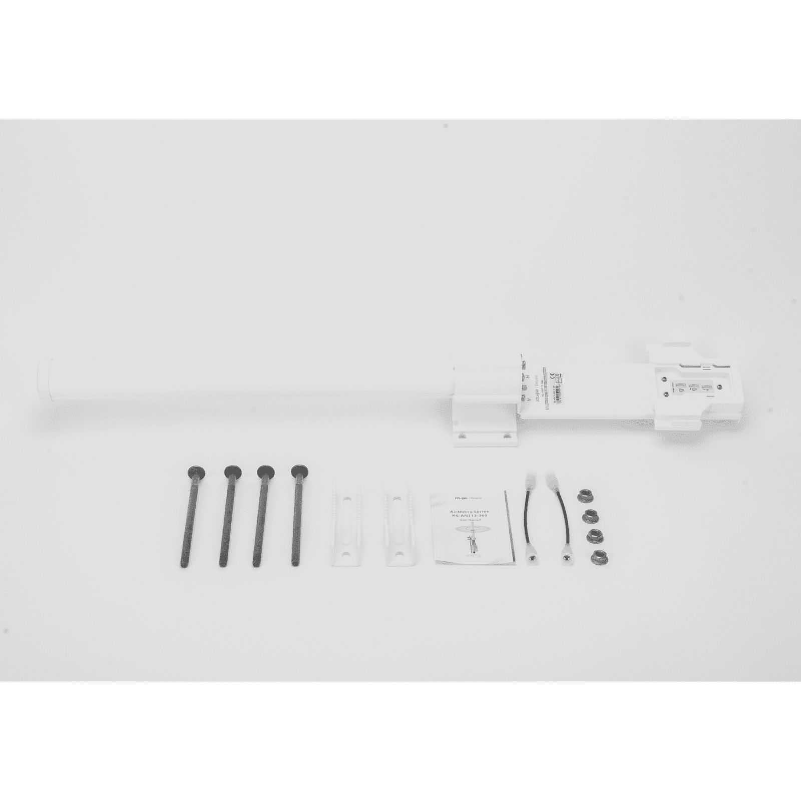 Antena Sectorial de 360° AirMetro con 13dBi en Banda 5Ghz (5150-5850 Mhz) Slant 90° Compatibilidad Multi-Marca para enlaces Multipunto, Conectores SMA Hembra Inverso. RG-ANT13-360 - RUIJIE