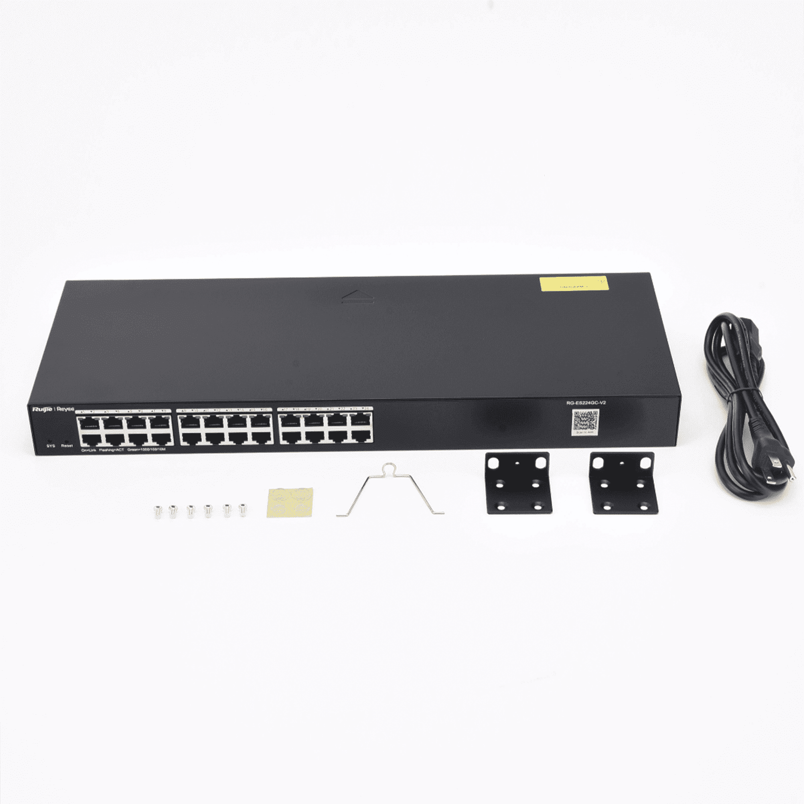 Switch Administrable 24 puertos Gigabit, gestión gratuita desde la nube. RG-ES224GC-V2 - RUIJIE