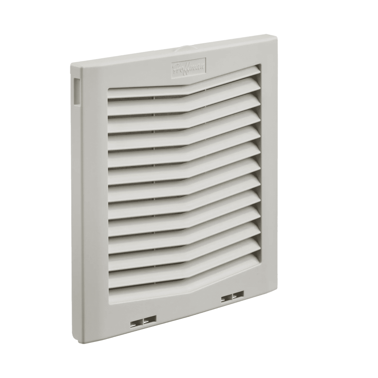 Rejilla de Escape Para Ventilador con Filtro HG, Protección IP54, Compatible con Ventiladores HF10 de 10 in, De Plástico, Color Gris Claro HG1000404 - HOFFMAN