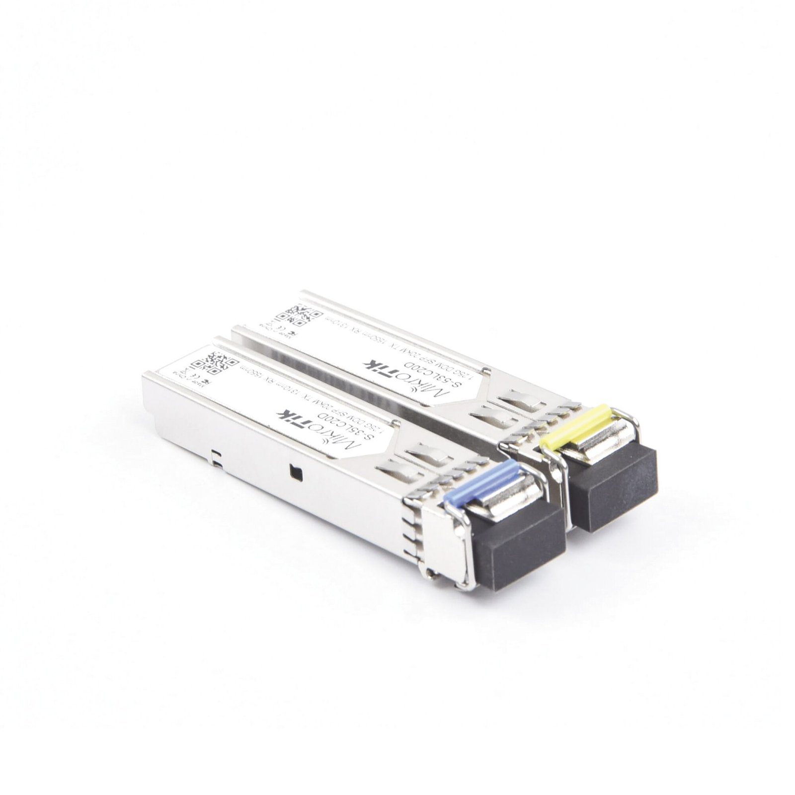 Transceptores MiniGbic SFP 1.25G LC WDM para fibra Mono Modo 20 Kms S-3553LC20D 136939 - MIKROTIK