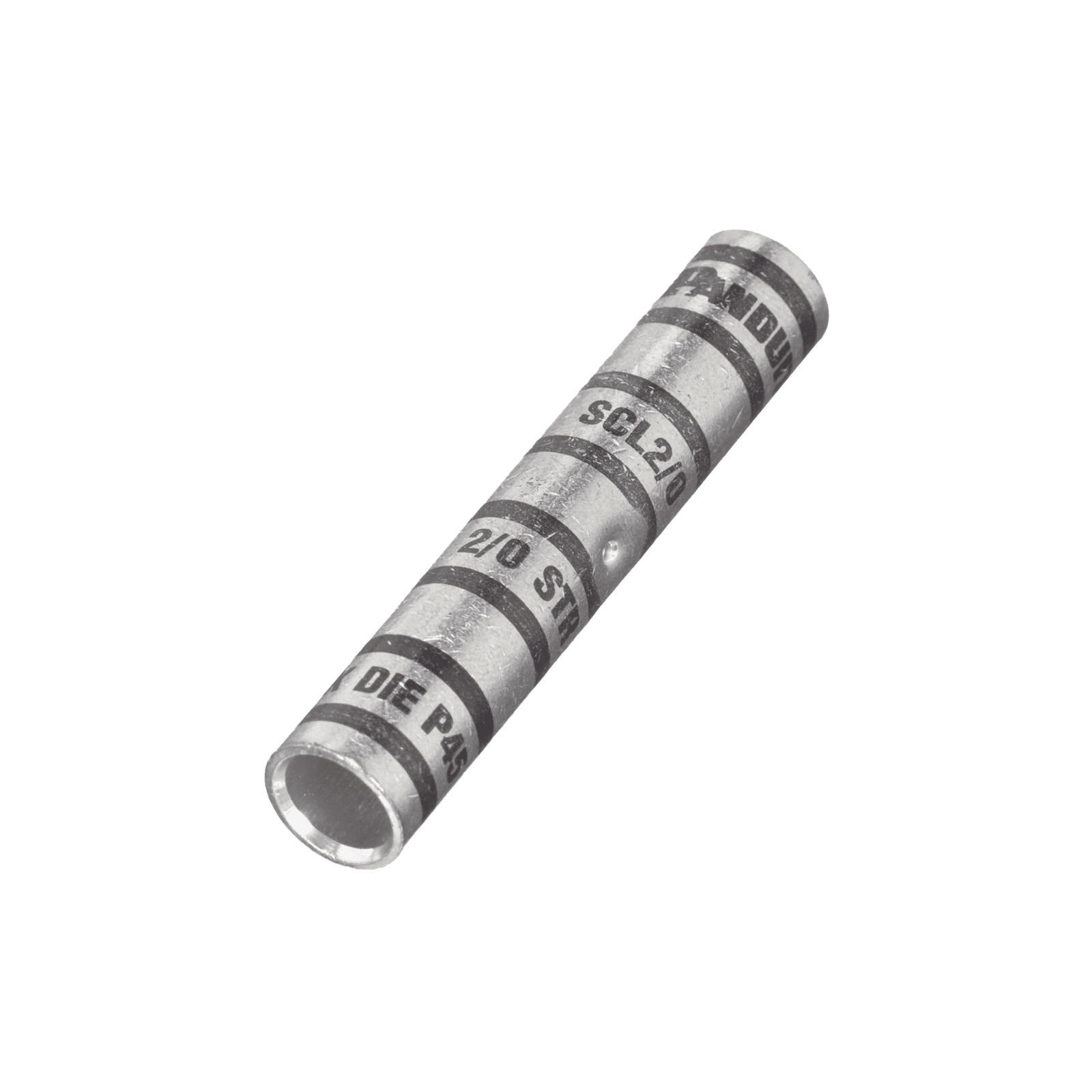 Empalme de Compresión a tope de Cobre tipo barril largo. Para cable 2/0 AWG, Paquete de 10 Piezas SCL2/0-X 214870 - PANDUIT