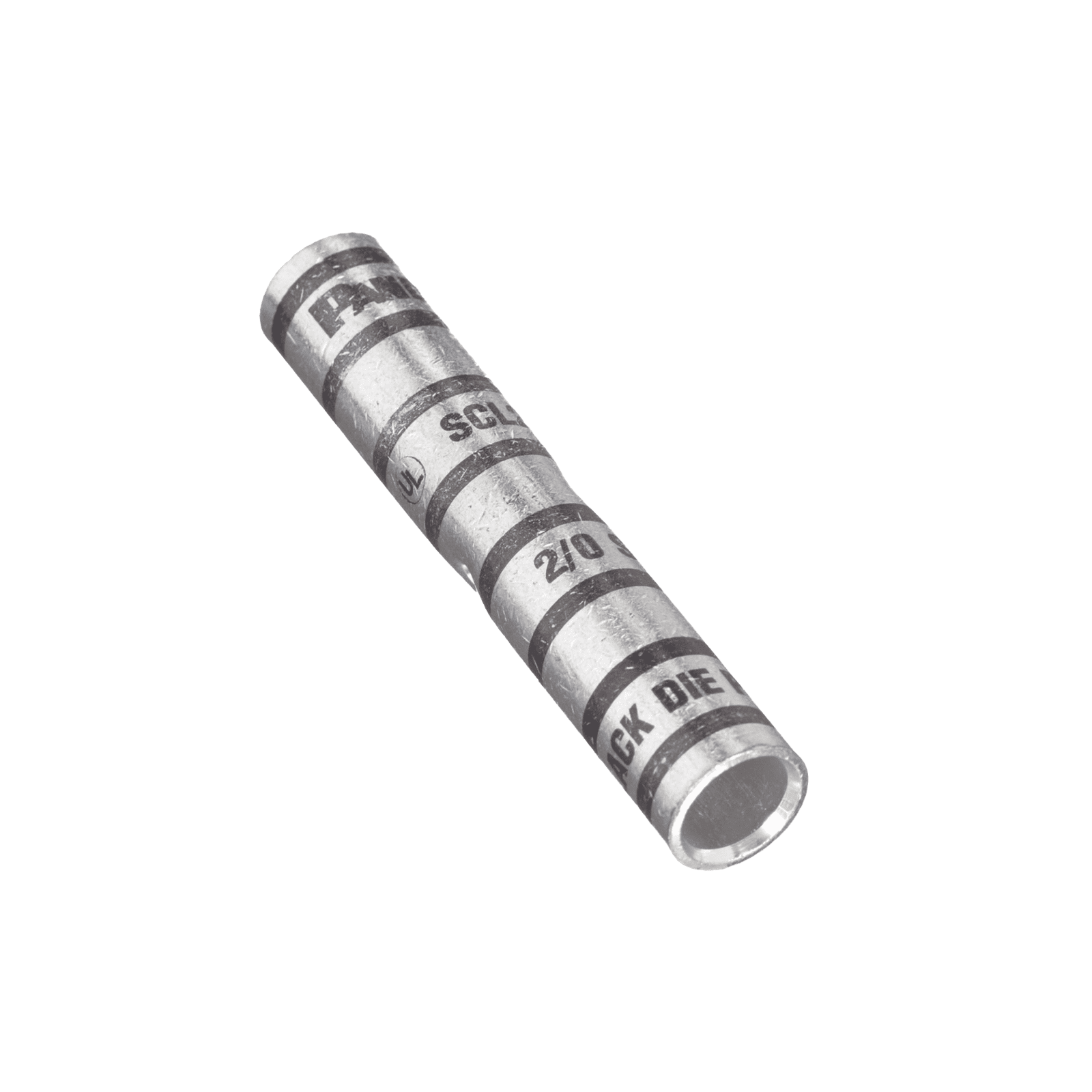 Empalme de Compresión a tope de Cobre tipo barril largo. Para cable 2/0 AWG, Paquete de 10 Piezas SCL2/0-X 214870 - PANDUIT