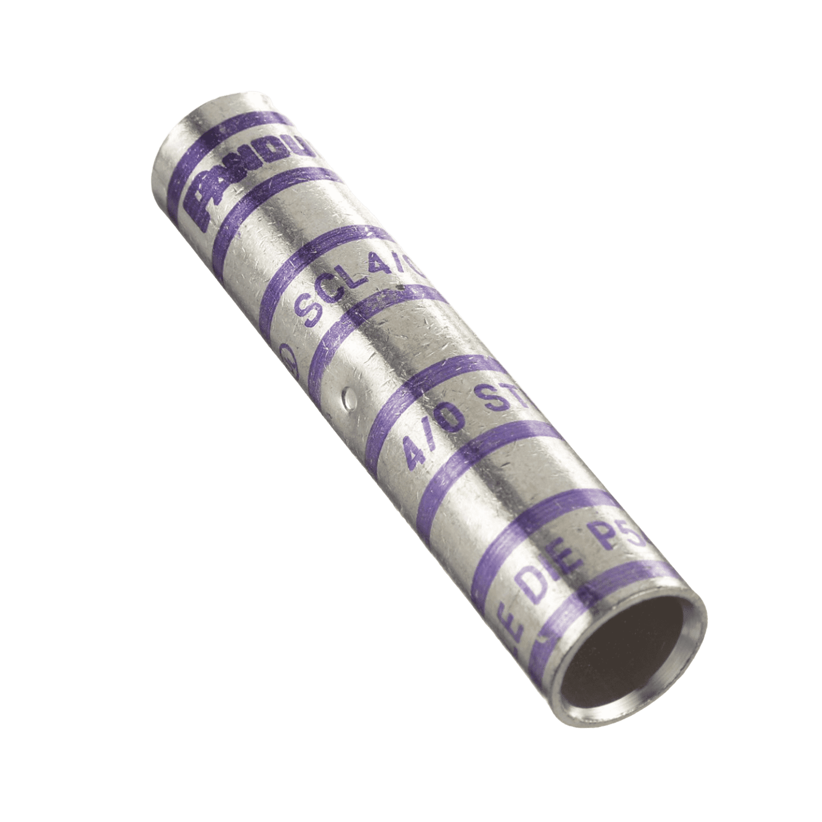 Empalme de Compresión a tope de Cobre tipo barril largo. Para cable 4/0 AWG, Paquete de 10 Piezas SCL4/0-X - PANDUIT