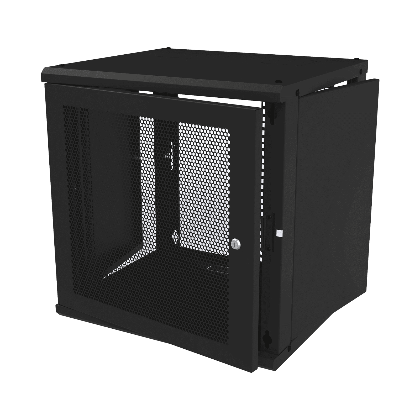 Gabinete de Pared Fijo, Puerta Perforada, Rack 19in, de 12 Unidades de Rack SR-1912-GFP-VR2 - LINKEDPRO BY EPCOM