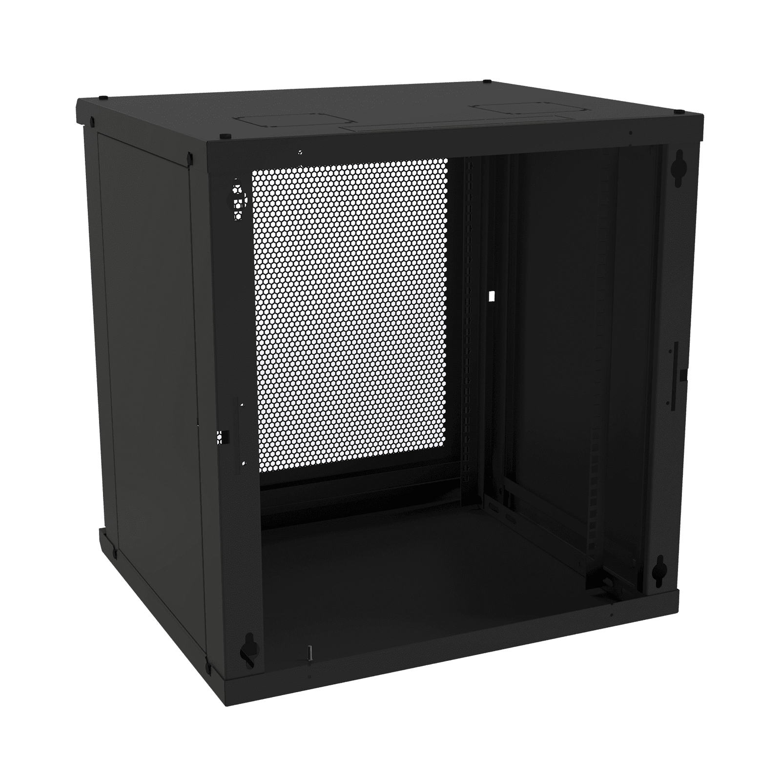Gabinete de Pared Fijo, Puerta Perforada, Rack 19in, de 12 Unidades de Rack SR-1912-GFP-VR2 - LINKEDPRO BY EPCOM