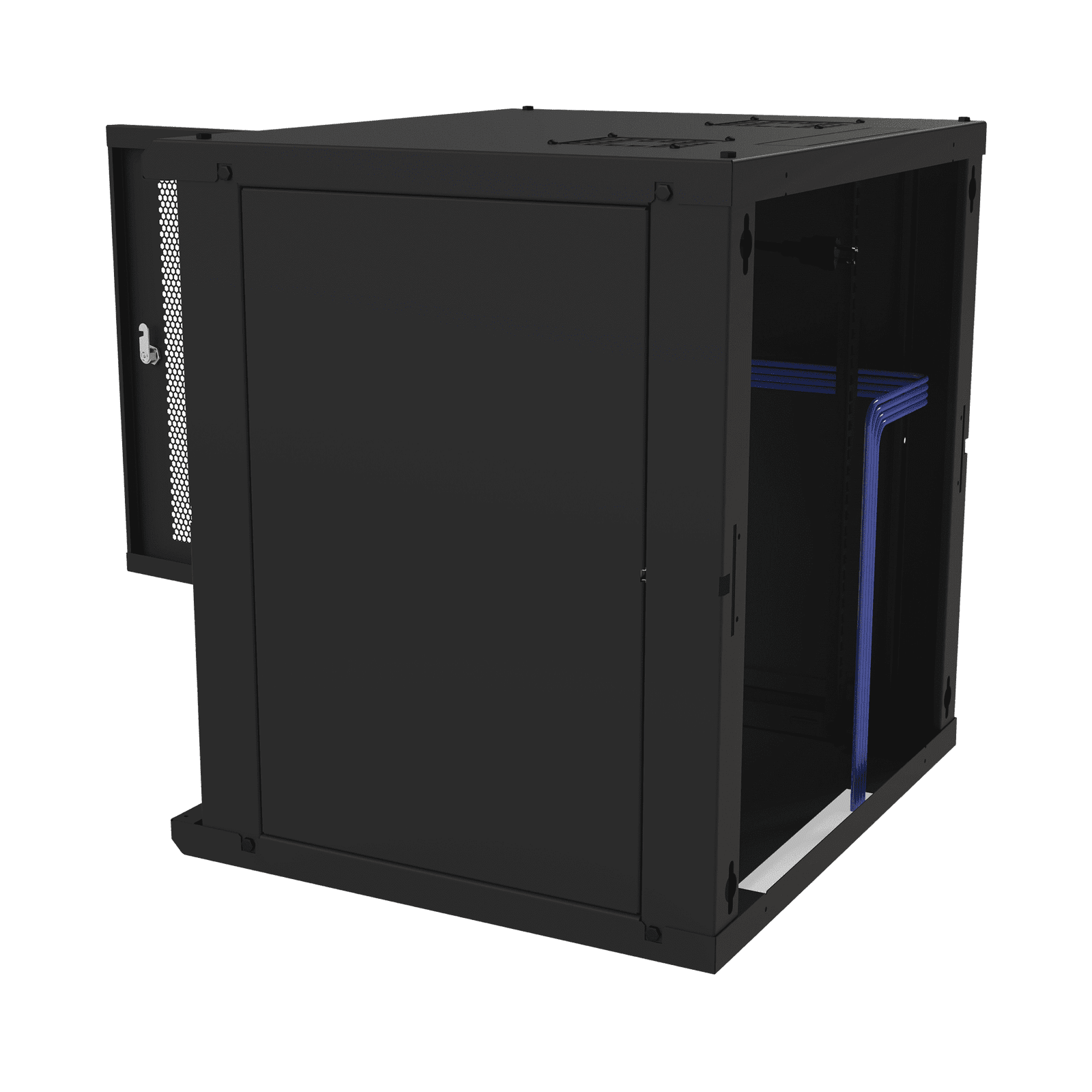 Gabinete de Pared Fijo, Puerta Perforada, Rack 19in, de 12 Unidades de Rack SR-1912-GFP-VR2 - LINKEDPRO BY EPCOM