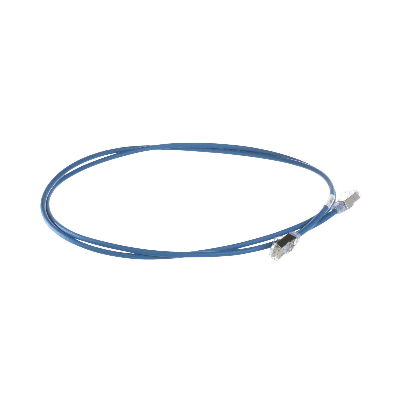 Patch Cord Cat6A, Diametro Reducido 28 AWG, Blindado S/FTP, CM/LS0H, 1 m, Color Azul STP28X1MBU - PANDUIT