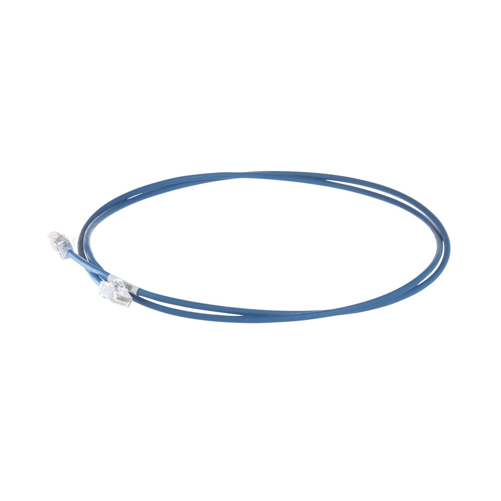 Patch Cord Cat6A, Diametro Reducido 28 AWG, Blindado S/FTP, CM/LS0H, 1 m, Color Azul STP28X1MBU - PANDUIT