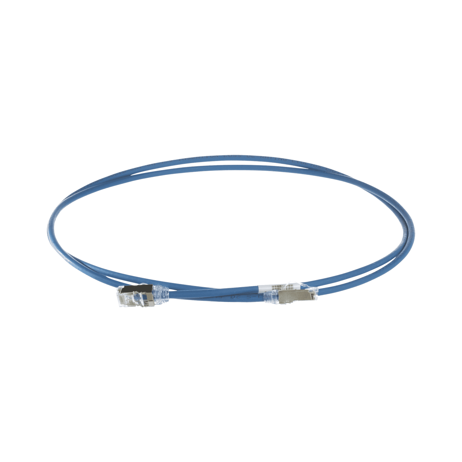 Patch Cord Cat6A, Diametro Reducido 28 AWG, Blindado S/FTP, CM/LS0H, 1 m, Color Azul STP28X1MBU - PANDUIT