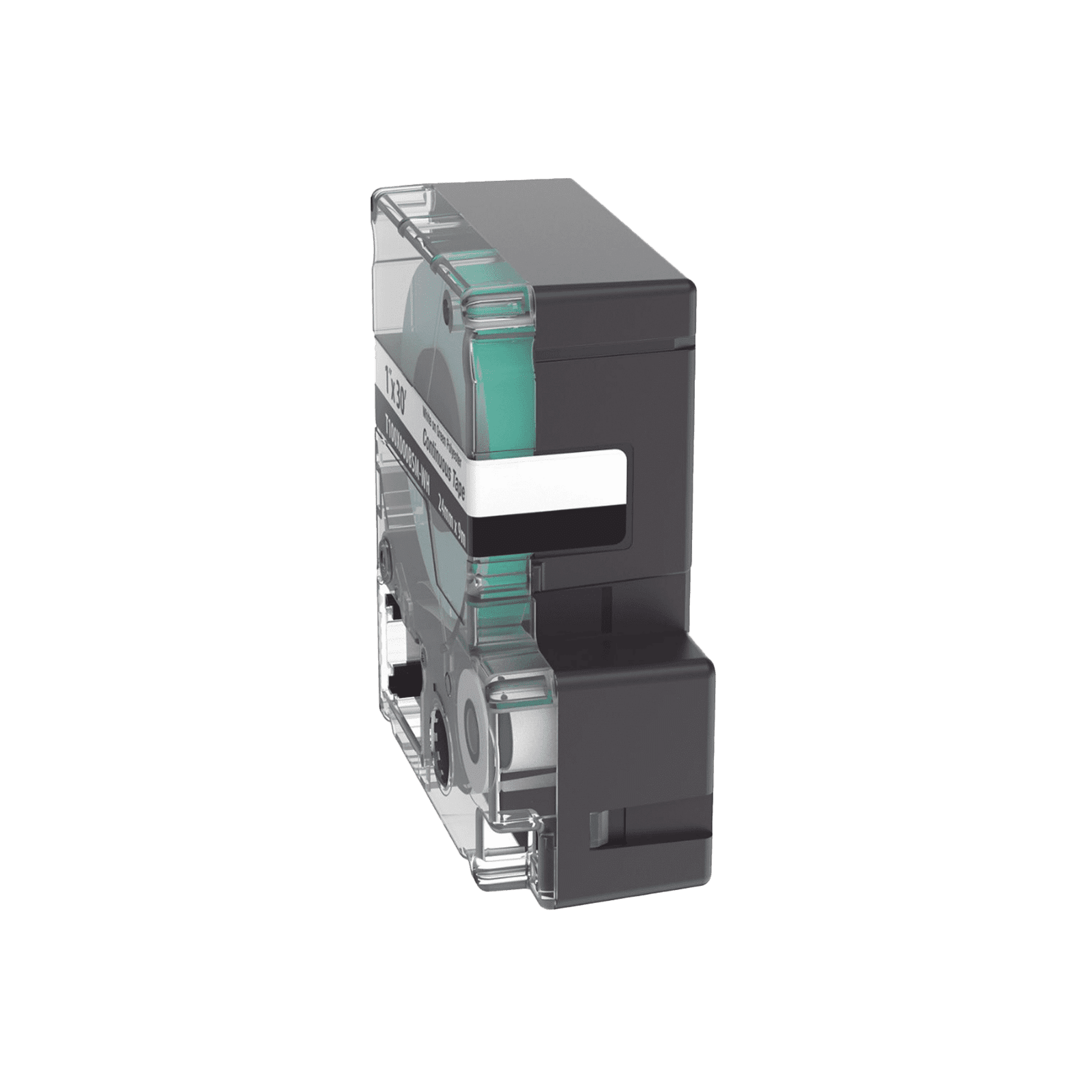 Casete de Etiquetas de Poliéster de Cinta Continua, Color Blanco Sobre Verde, Uso Interior/Exterior, 24 mm (1 in) de Ancho x 9.1 Metros de Largo T100X000BSM-WH - PANDUIT
