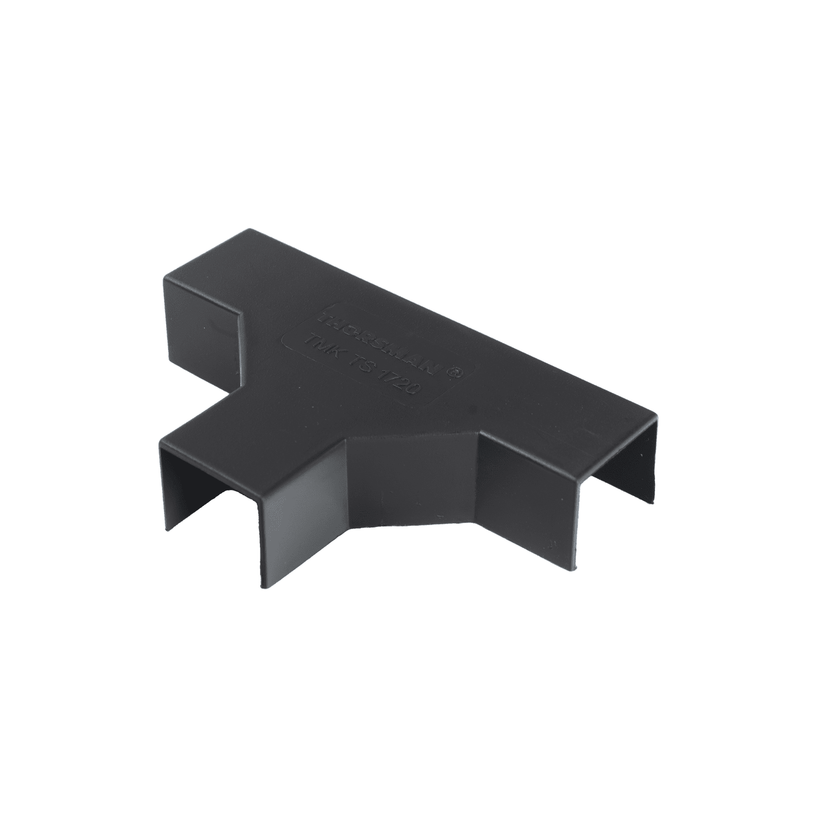 Sección en “T” Color Negro de PVC Auto Extinguible, Para Canaleta TMK-1720-N-CC (5240-02003) TMK-1720-T-N - THORSMAN