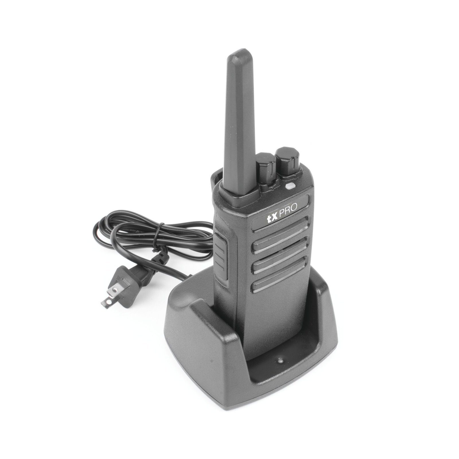 Radio Portátil VHF, 5W de Potencia, Scrambler de Voz, Alta Cobertura, 136-174 MHz, 16 canales preconfigurados TX-500 - TXPRO