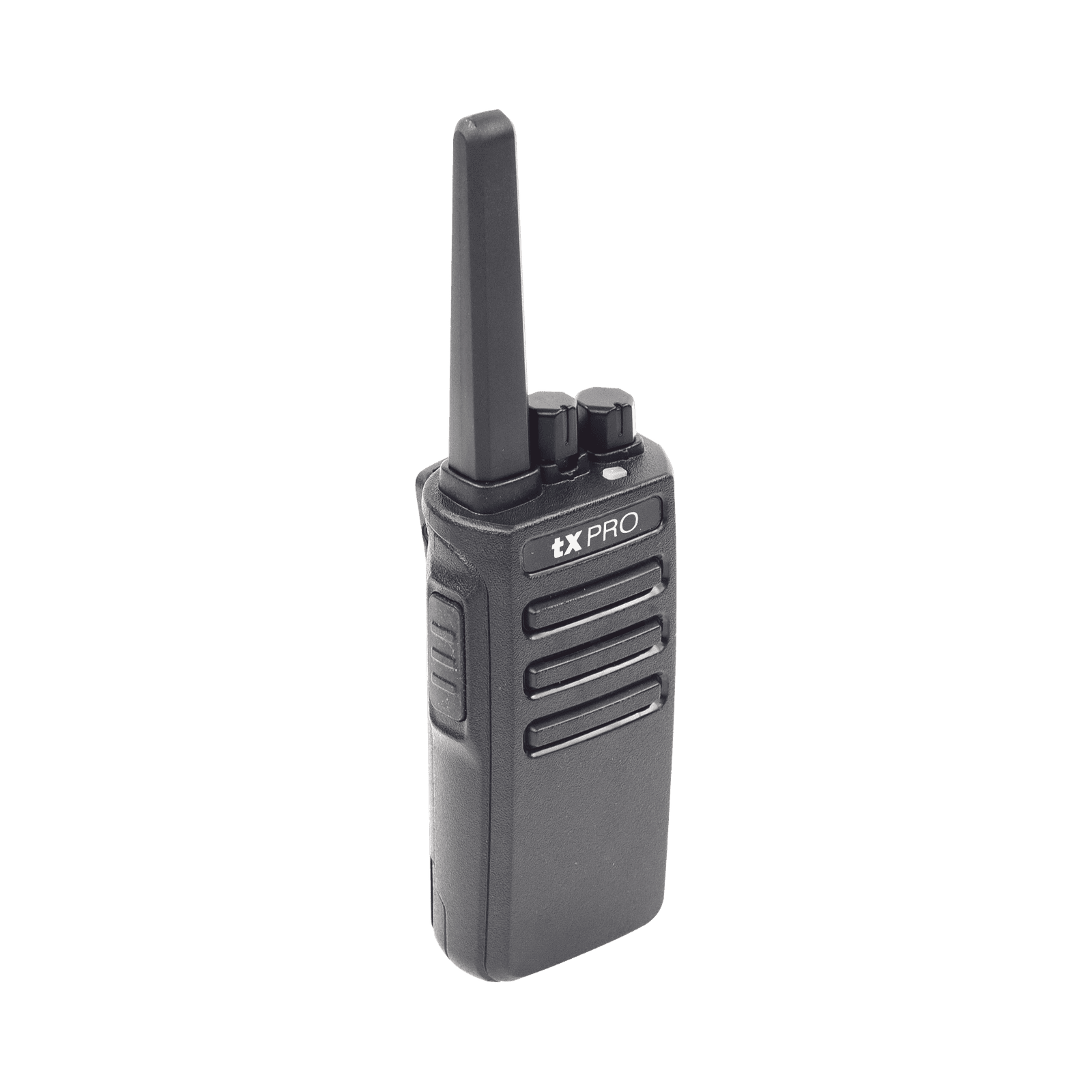 Radio Portátil VHF, 5W de Potencia, Scrambler de Voz, Alta Cobertura, 136-174 MHz, 16 canales preconfigurados TX-500 - TXPRO
