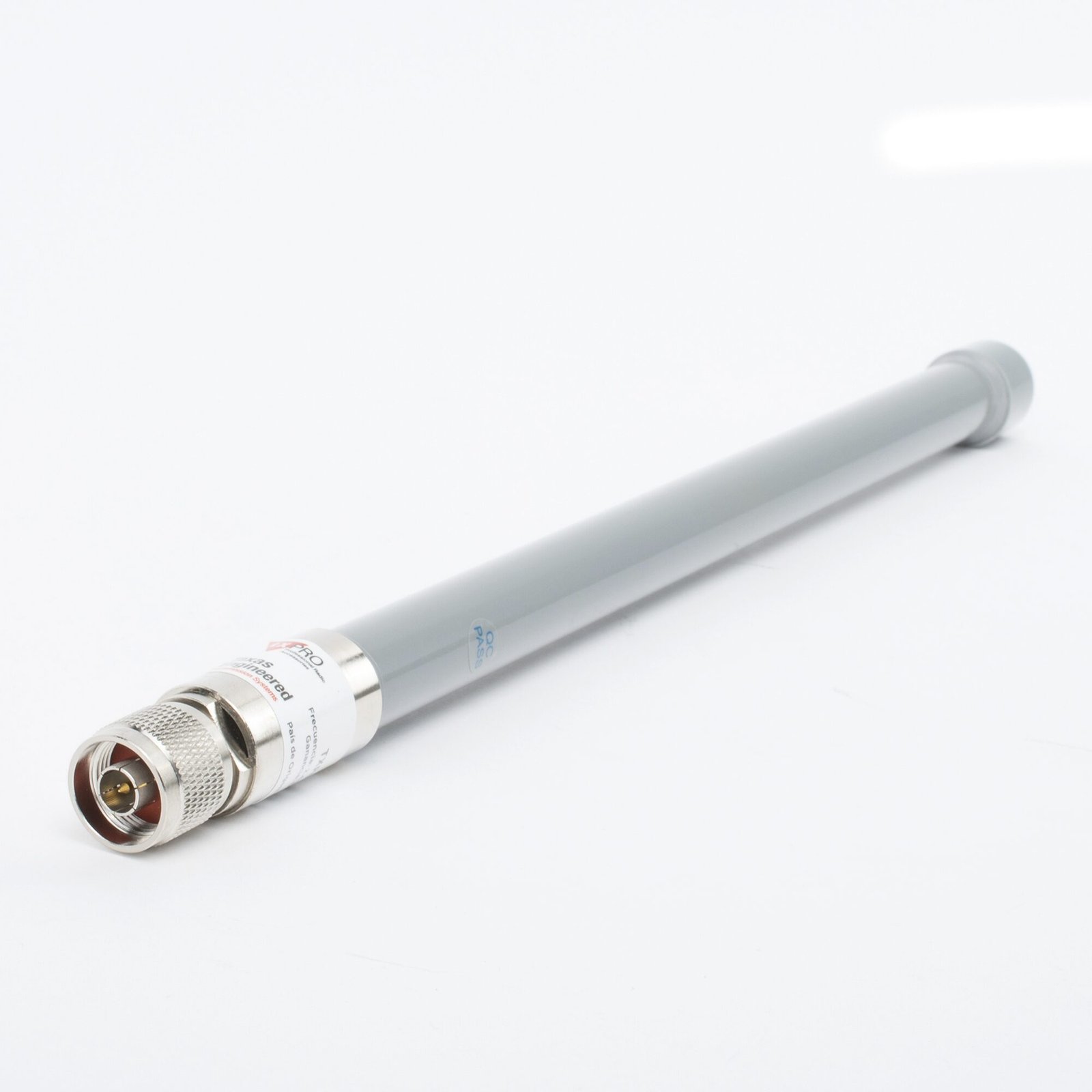 Antena Omnidireccional, mayor distancia de transmisión y recepción de señal en 360º, Doble banda de 2.4 / 5 GHz, Ganancia de 9 dBi, Conector N-macho, Adecuada para entornos exigentes TXP-O259 - TXPRO