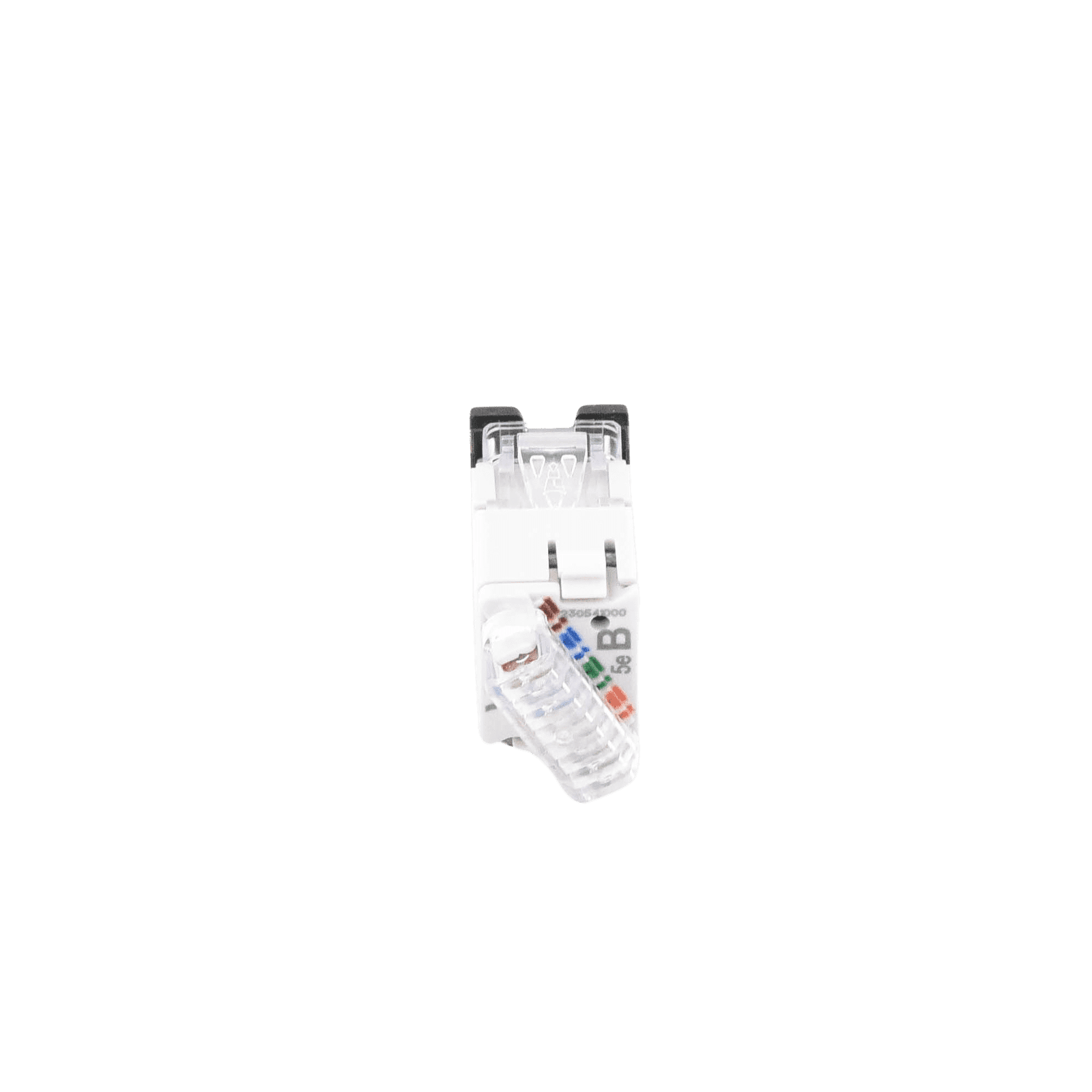 Jack UltraMAX Cat5e, UTP, Montaje híbrido en Placa de Pared (Plano y Angulado), Color Negro, Punch Down U5-H01NS - SIEMON