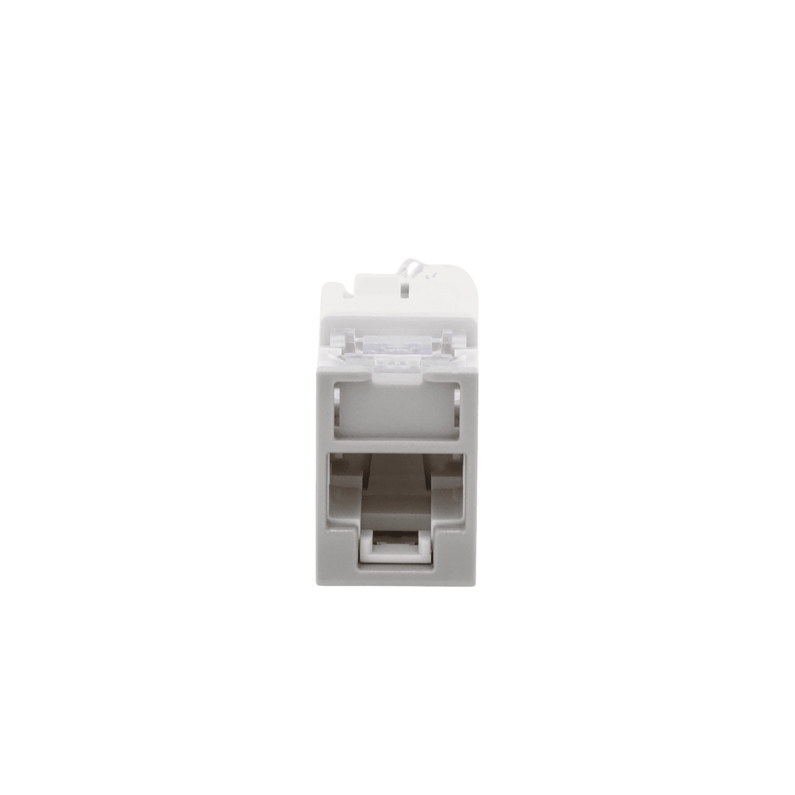 Jack UltraMAX Cat5e, UTP, Montaje híbrido en Placa de Pared (Plano y Angulado), Color Gris, Punch Down U5-H04NS - SIEMON