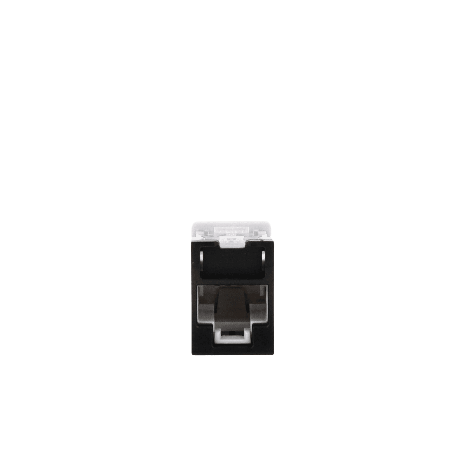 Jack UltraMAX Cat6A, UTP, Montaje híbrido en Placa de Pared (Plano y Angulado), Color Negro, Punch Down U6A-H01NS - SIEMON