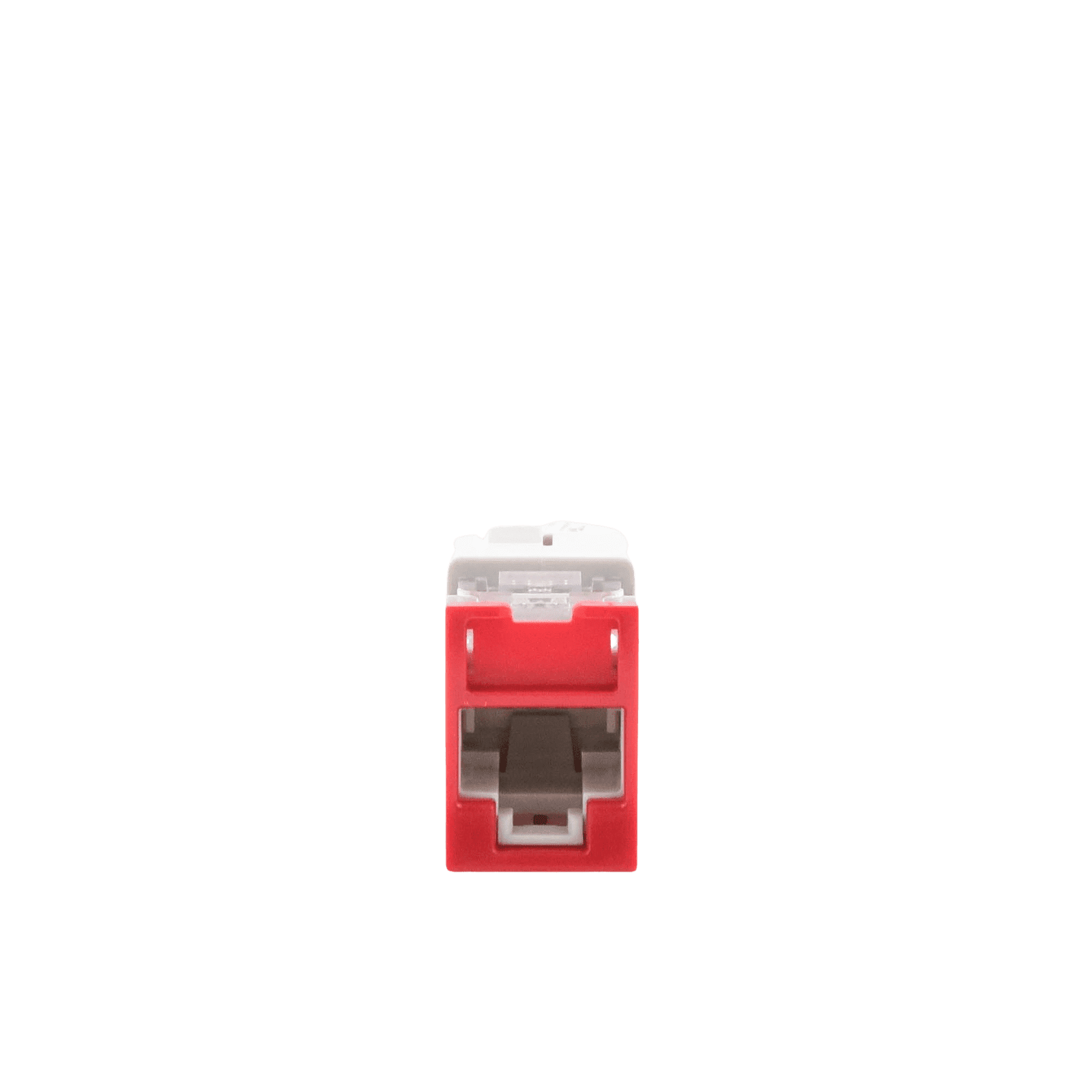 Jack UltraMAX Cat6A, UTP, Montaje híbrido en Placa de Pared (Plano y Angulado), Color Rojo, Punch Down U6A-H03NS - SIEMON