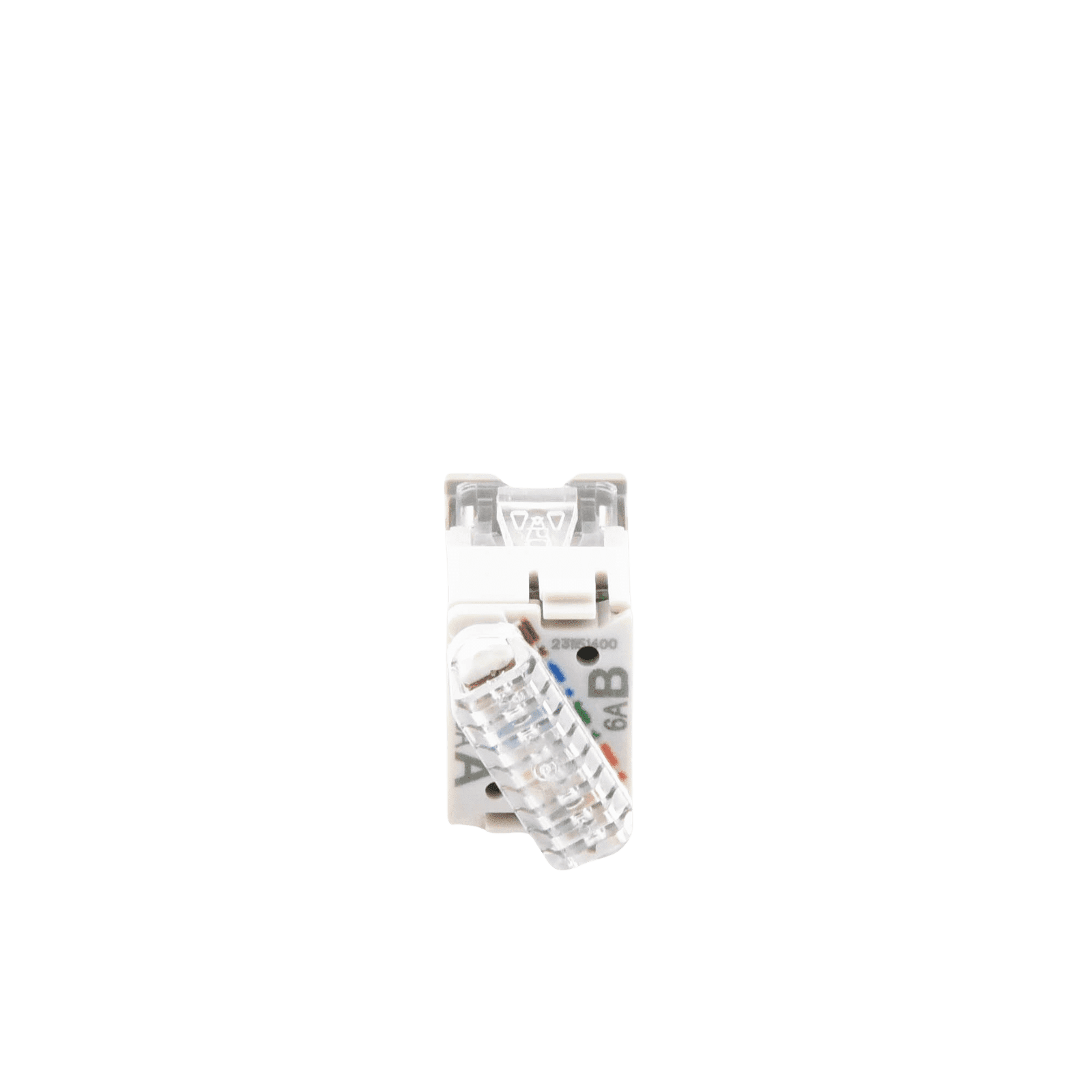 Jack UltraMAX Cat6A, UTP, Montaje híbrido en Placa de Pared (Plano y Angulado), Color Gris, Punch Down U6A-H04NS - SIEMON