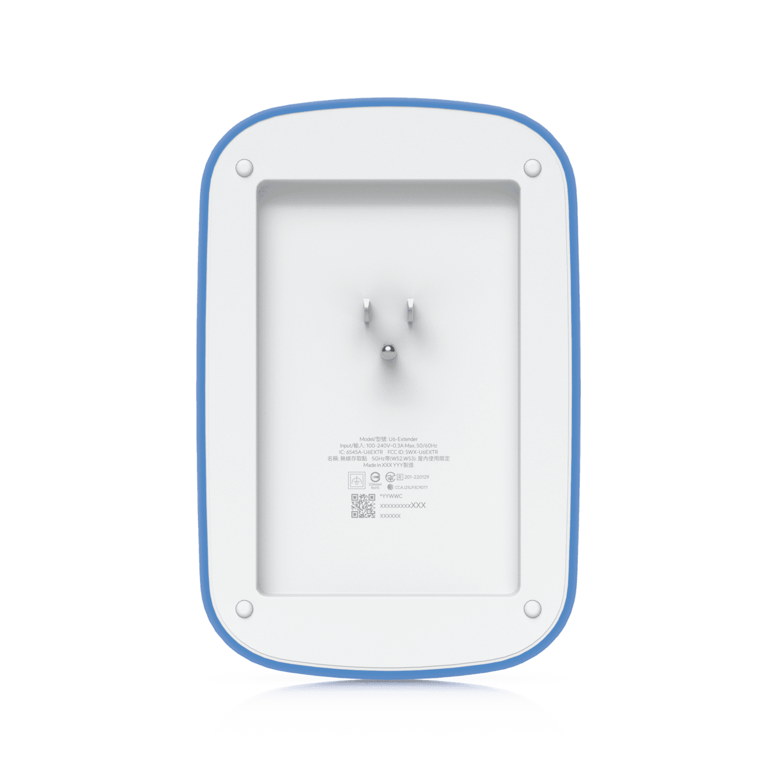 Extensor WiFi 6 UniFi, se conecta directo al tomacorriente, hasta 5.4 Gbps, repite SOLO WiFi de equipos UniFi. U6-EXTENDER - UBIQUITI NETWORKS