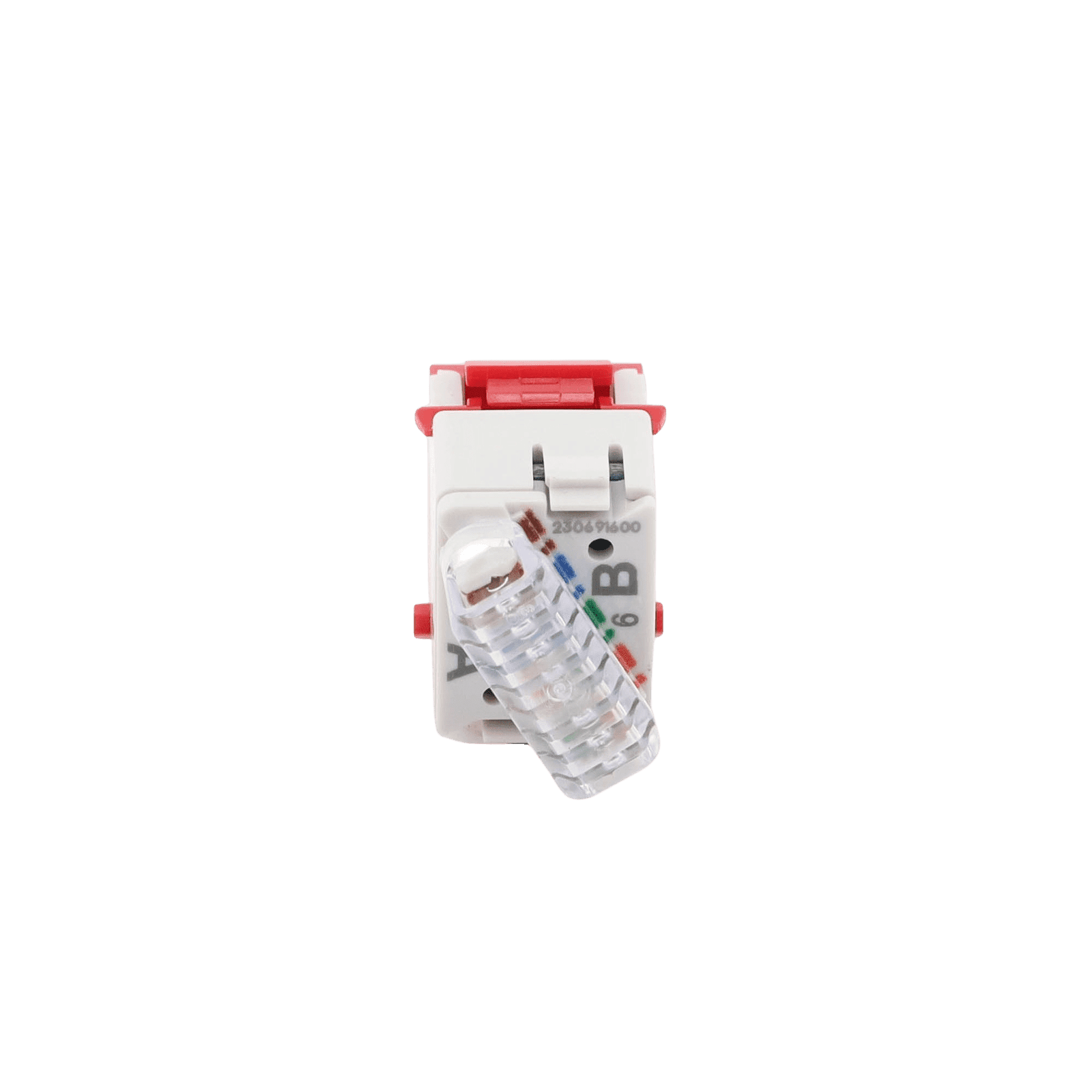 Jack UltraMAX Cat6, UTP, Tipo Keystone, Color Rojo, Punch Down U6-K03NS - SIEMON