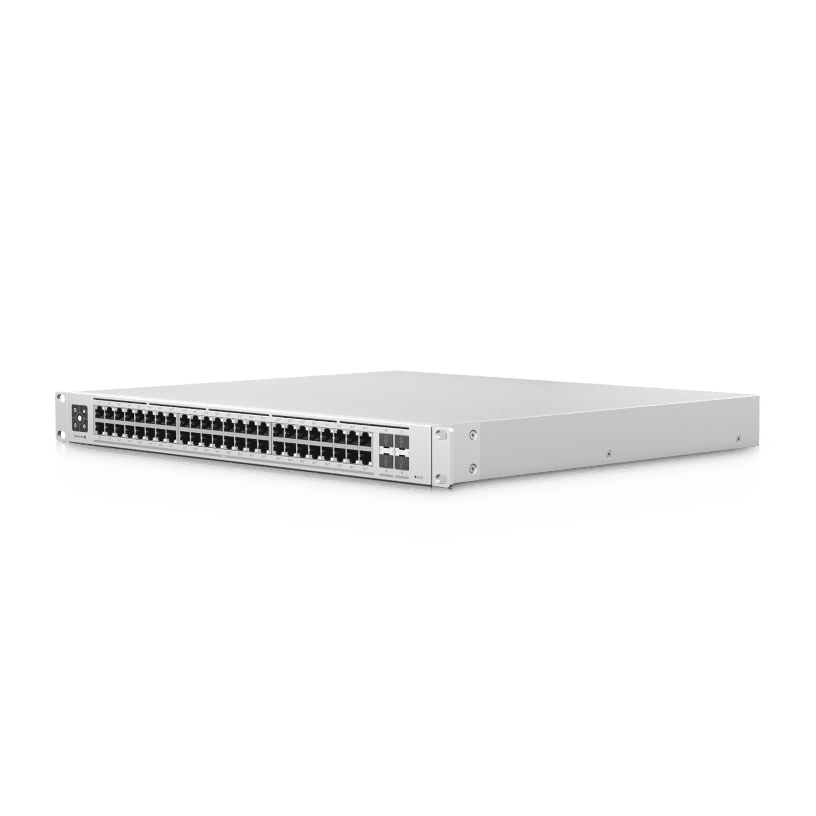 UniFi Switch Enterprise administrable capa 3, 48 puertos 2.5GbE RJ45 POE+, 4 puertos 10G SFP+, 720W, con pantalla táctil de 1.3″ USW-ENTERPRISE-48-POE - UBIQUITI NETWORKS