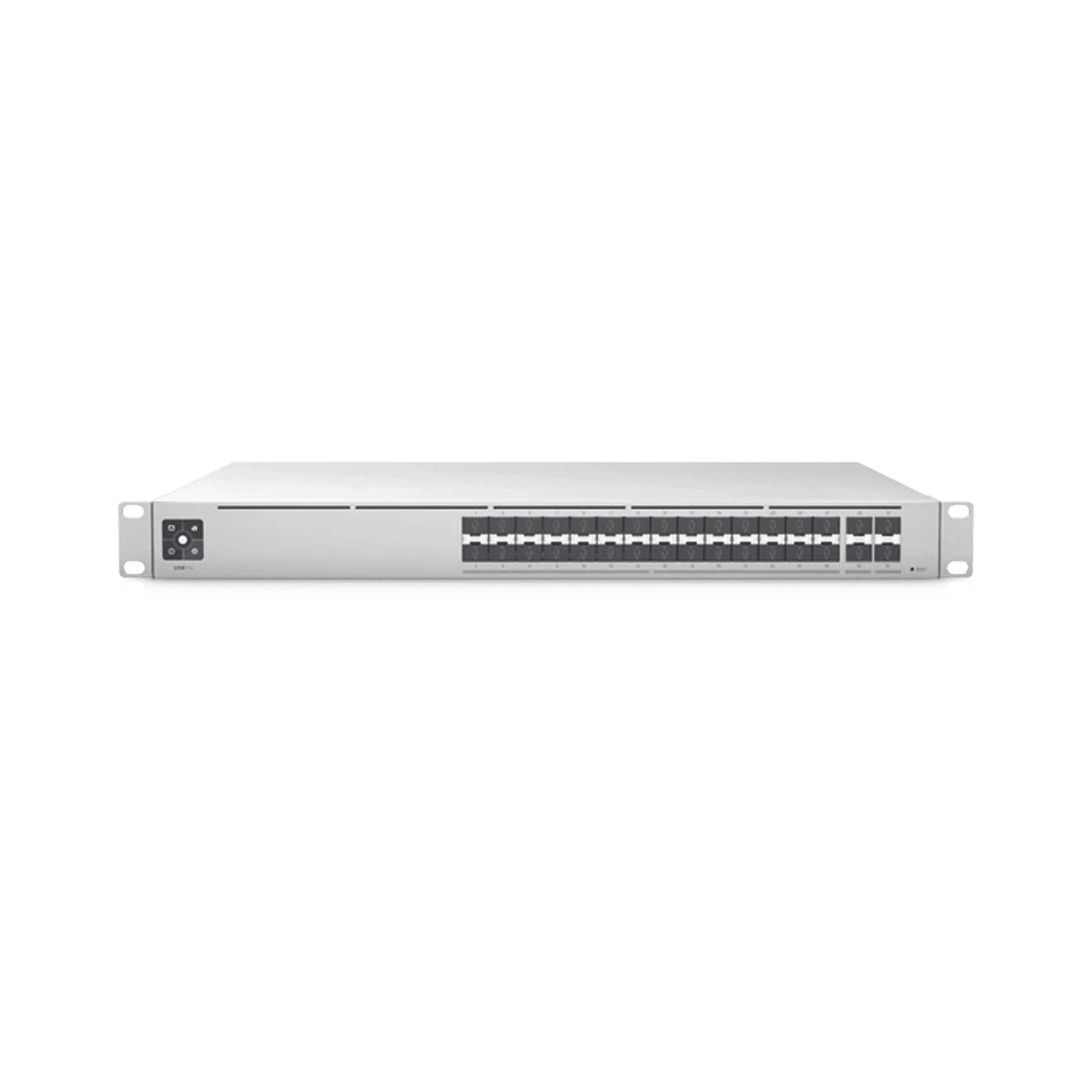 UniFi Switch PRO Aggregation Capa 3 para fibra óptica con 28 puertos SFP+ (10G) y 4 puertos SFP28 (25G), pantalla informativa USW-PRO-AGGREGATION - UBIQUITI NETWORKS