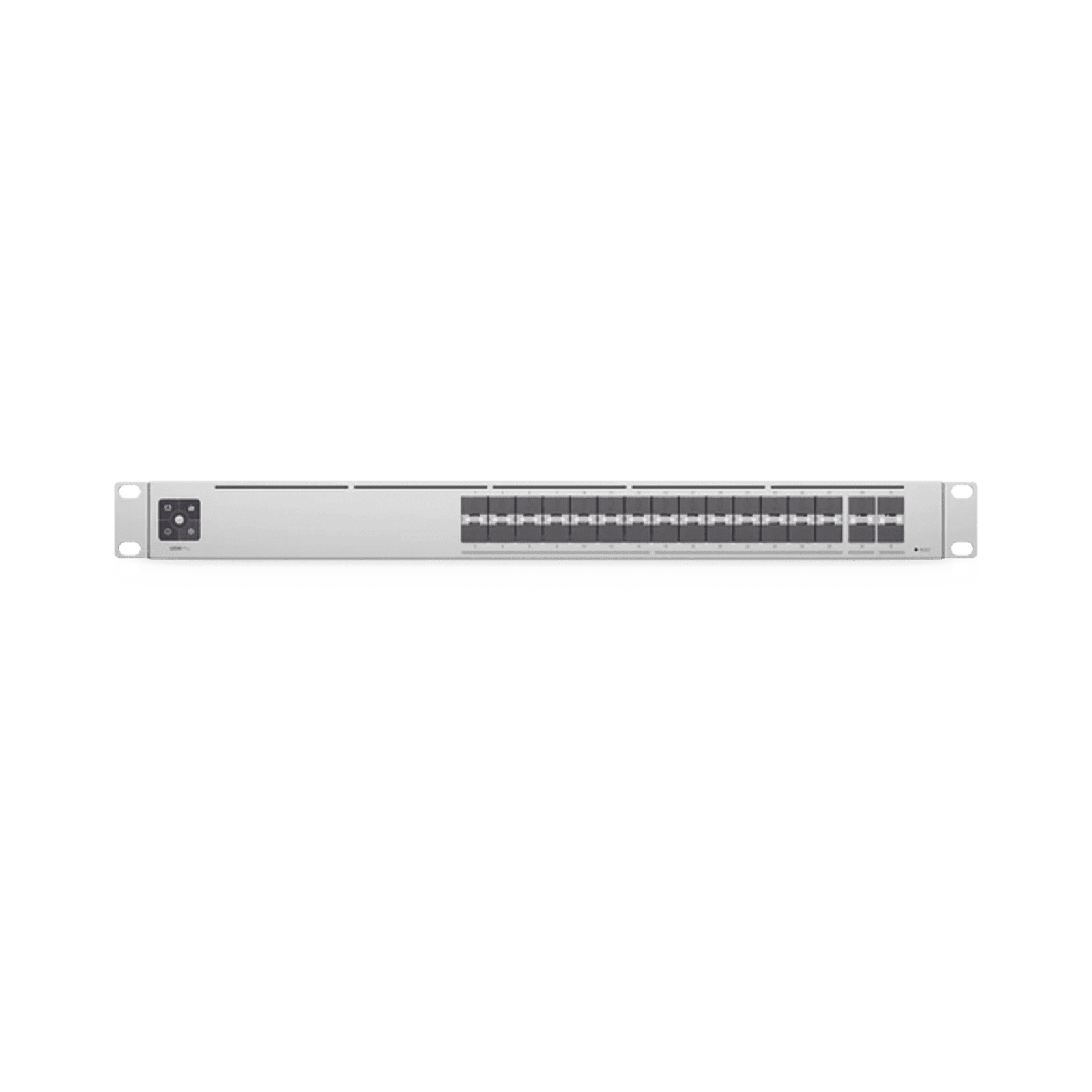 UniFi Switch PRO Aggregation Capa 3 para fibra óptica con 28 puertos SFP+ (10G) y 4 puertos SFP28 (25G), pantalla informativa USW-PRO-AGGREGATION - UBIQUITI NETWORKS