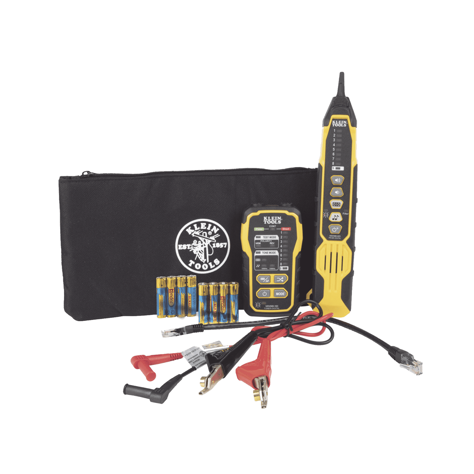 KIT Generador de Tono Digital y Sonda de Rastreo de Cables Digital en RED Activa. VDV500-920 - KLEIN TOOLS