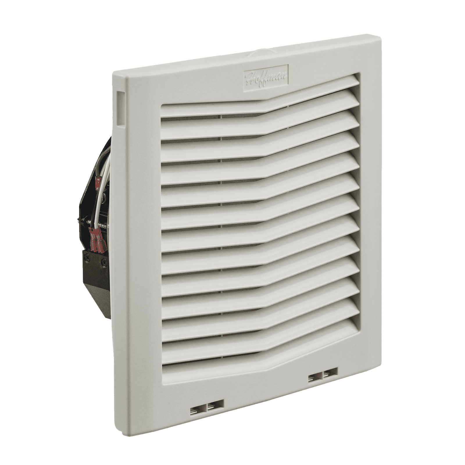 Ventilador Con Filtro de Montaje Lateral HF10, Con Flujo de Aire de 159 CFM, 115 Vca, Color Gris Claro HF1016414 - HOFFMAN