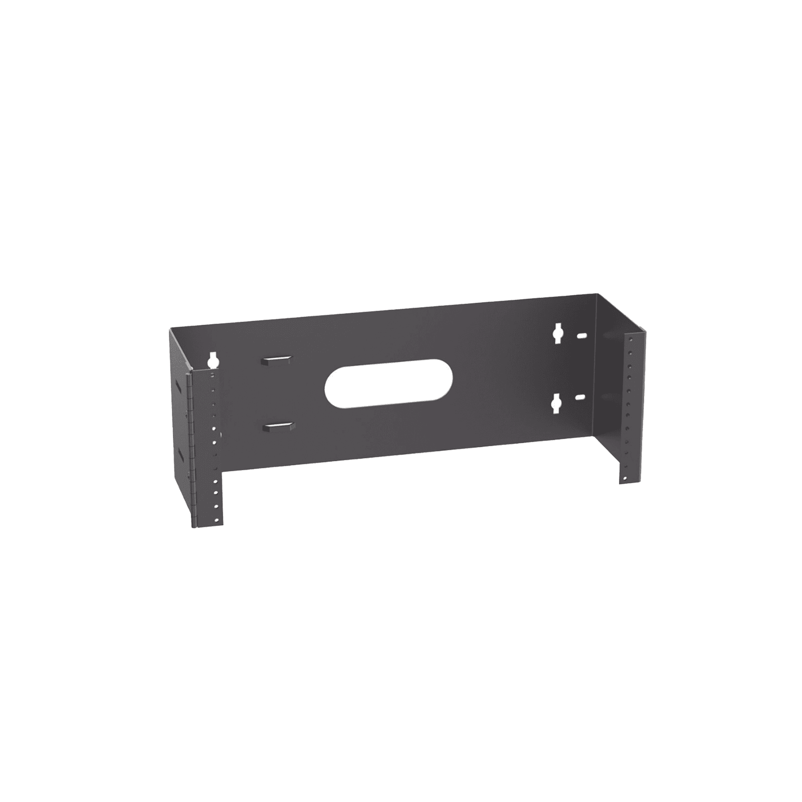 Rack Abierto de Instalación en Pared con Bisagras, Profundidad de 159 mm, 19 in de Ancho, 4 UR, Color Negro WBH4 - PANDUIT