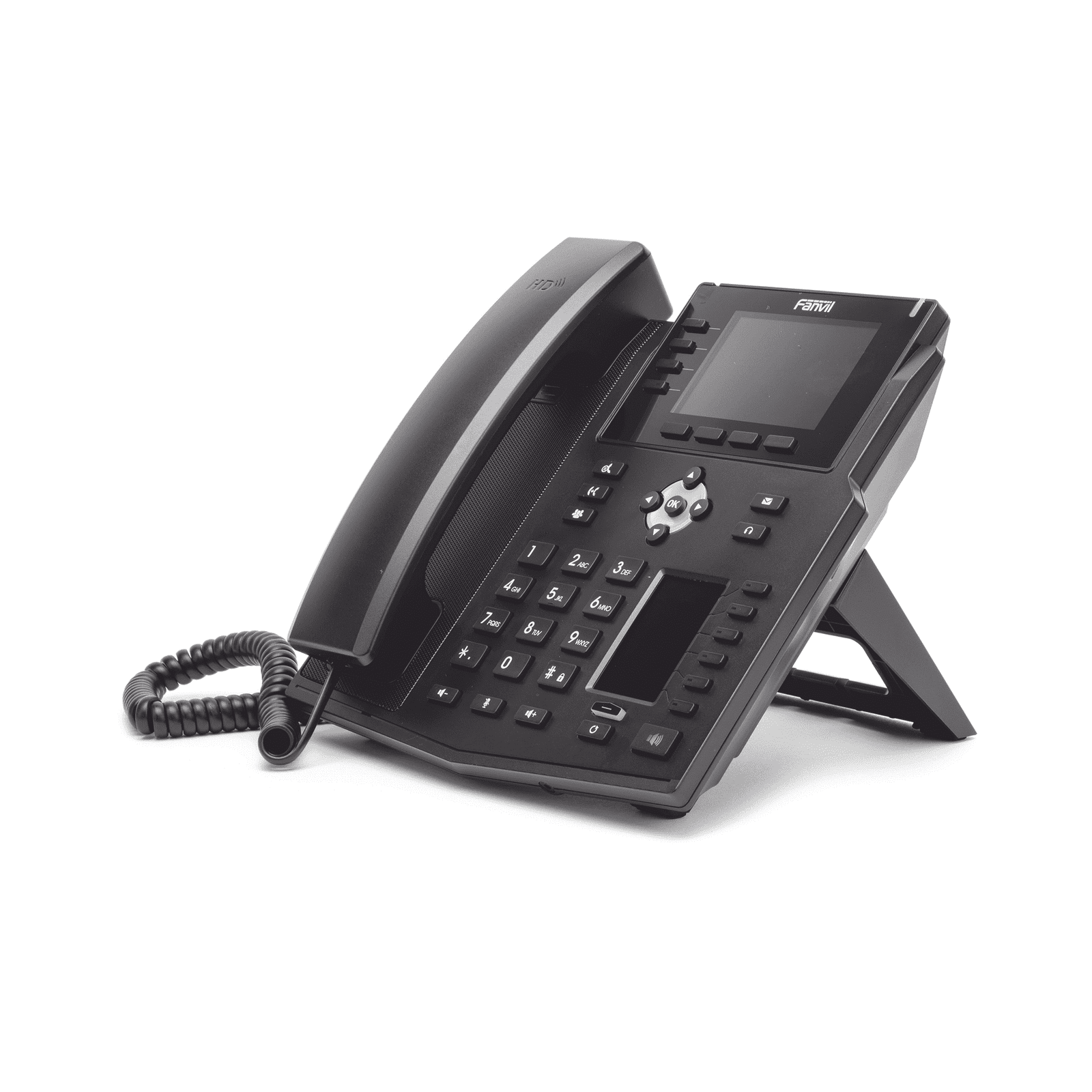 Teléfono IP Empresarial con Estándares Europeos, 16 líneas SIP con pantalla LCD a color 3.5″, 30 teclas DSS/BLF, puertos Gigabit, IPv6, Opus y conferencia de 3 vías, PoE/DC X5U 174455 - FANVIL