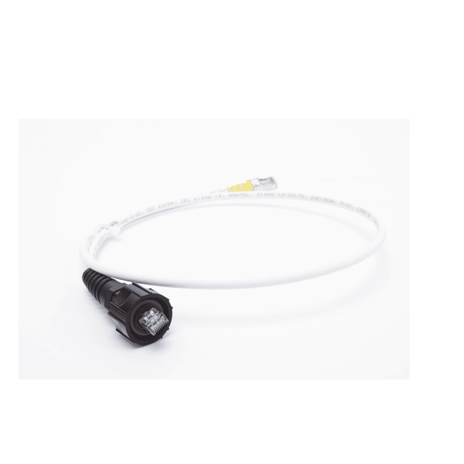 Patch Cord Reforzado Industrial (Ruggedized), Cat6A Blindado S/FTP, CM/LS0H, 3 Ft XC6A-S03-B05 - SIEMON
