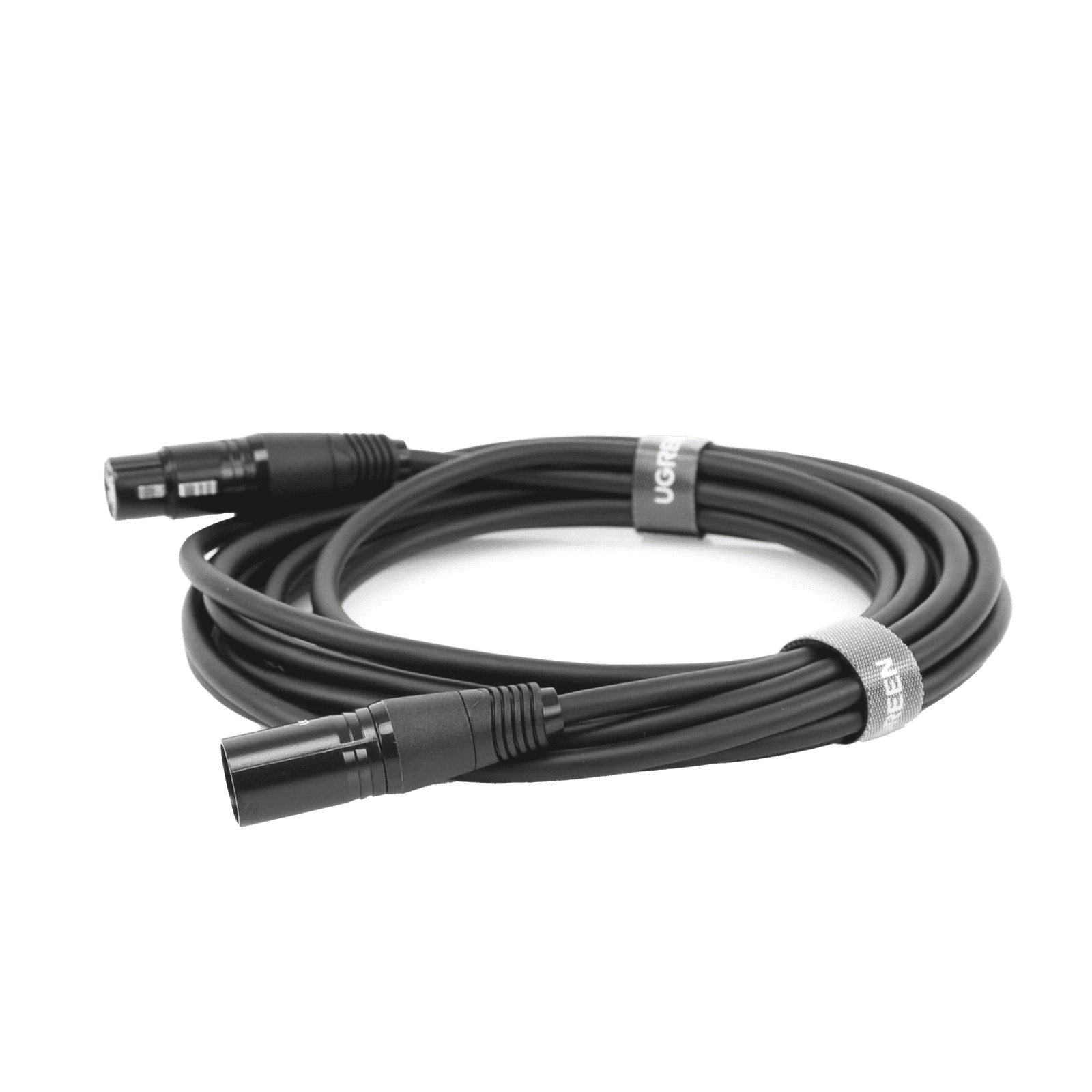 Cable para Micrófono Plug 6.35 mm (1/4 Inch) Macho a XLR Canon Hembra / Núcleo de Cobre / 5 Metros / Alta Calidad / Color Negro 20721 - UGREEN