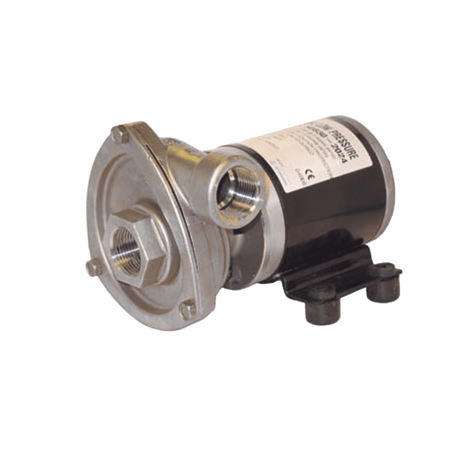 Bomba centrifuga Cyclone de baja presión a 12 Vcd, caudal de hasta 29 GPM, presión máxima de 8.7 psi, en acero inoxidable. 50840-0012 - JABSCO