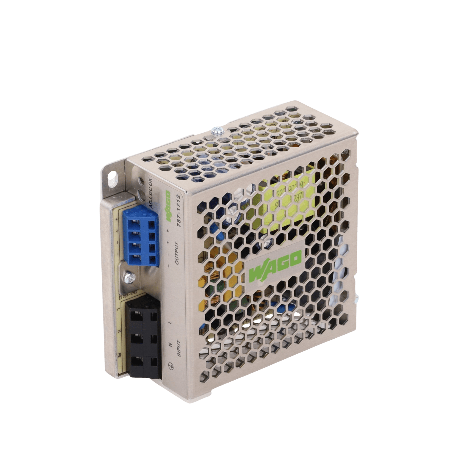 Fuente de alimentación con sincronización primaria; ECO; monofásico; Tensión de salida 24V DC; Corriente de salida 2,5A; DC-OK LED 787-1712 - WAGO