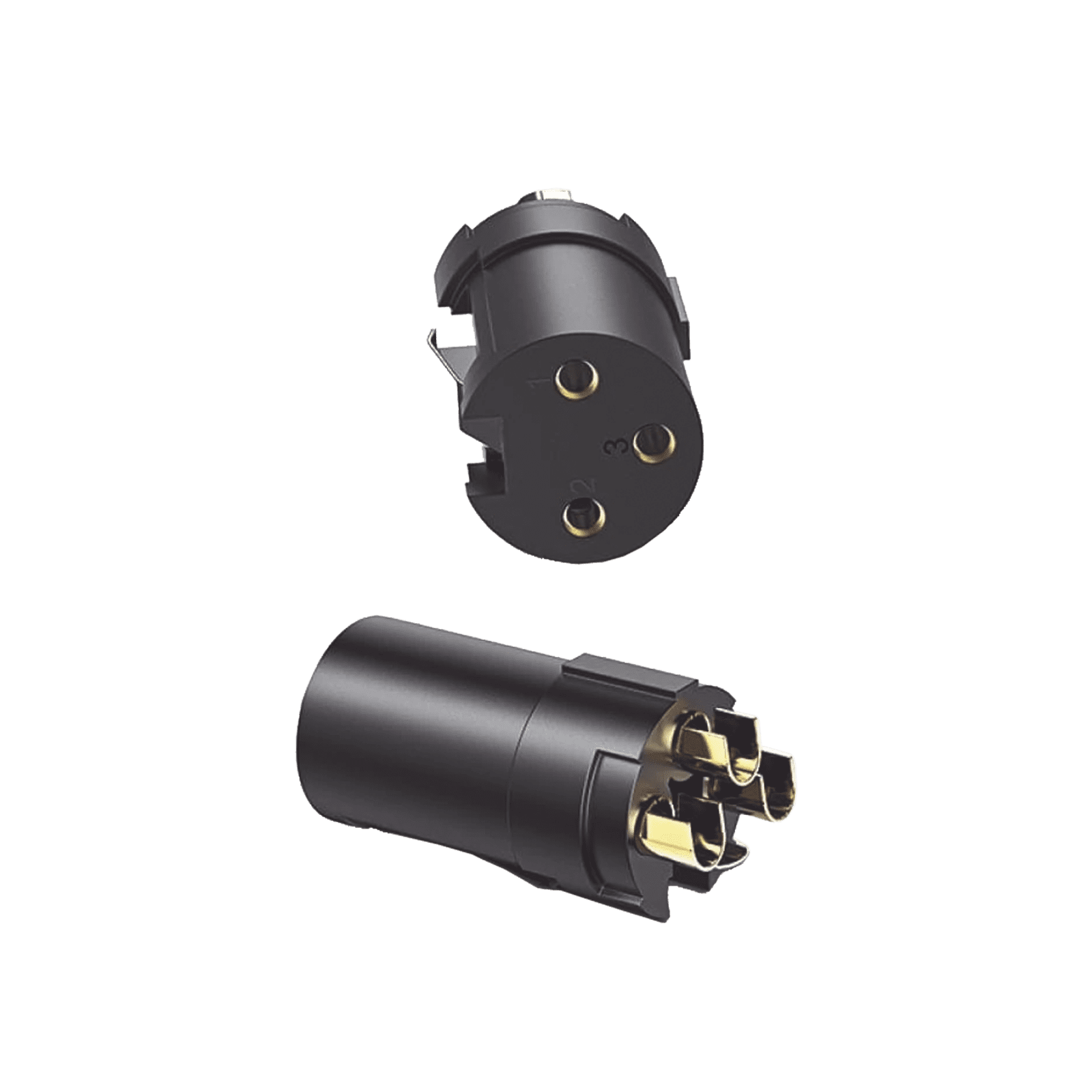 Conector de Audio XLR Tipo Canon Hembra / PVC / ABS / Aleación Zinc / Anti Oxidante / Anti Caida / Sin Aflojarse /Apertura Ajustable de 6.0 a 7.0 mm / Soldable 80440 - UGREEN