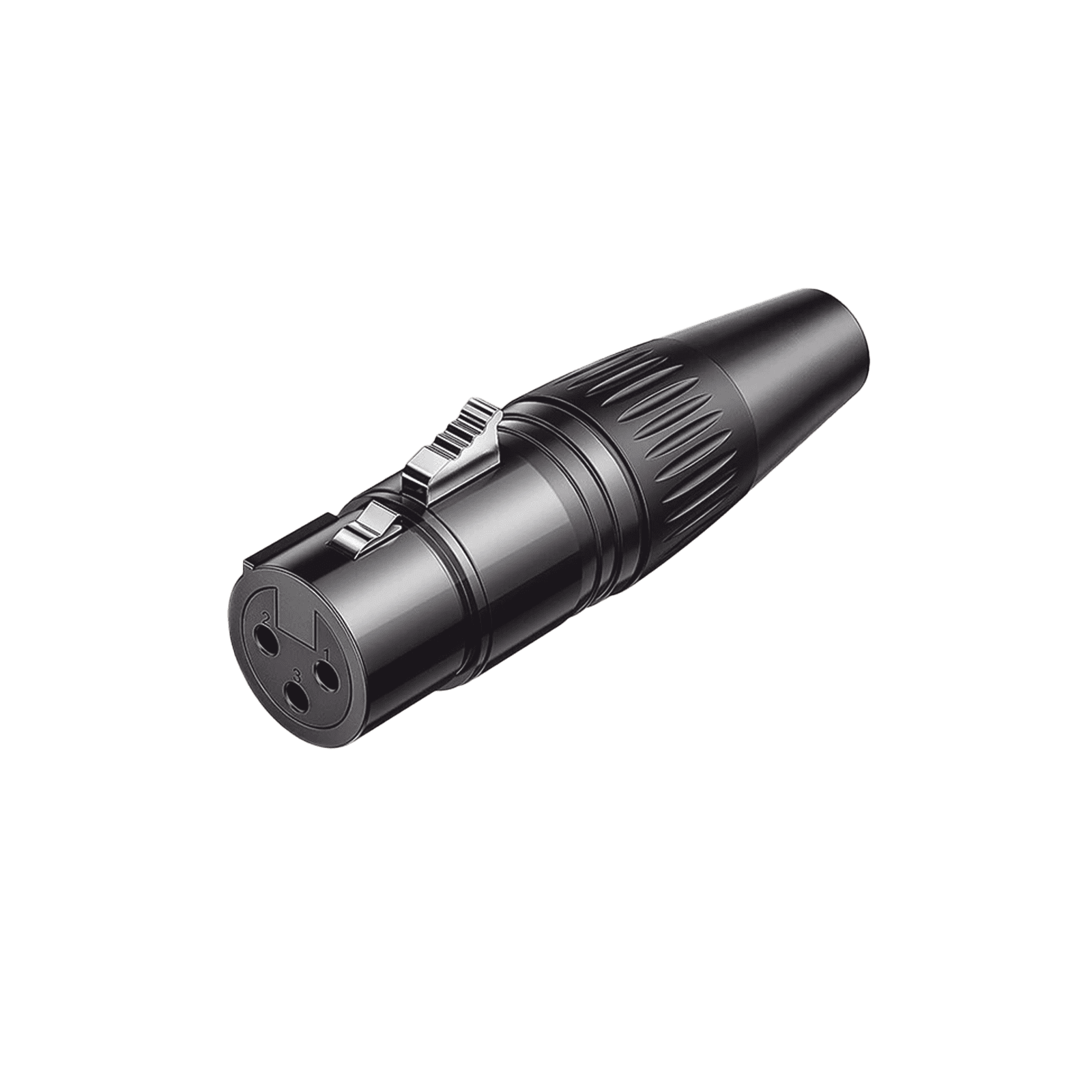 Conector de Audio XLR Tipo Canon Hembra / PVC / ABS / Aleación Zinc / Anti Oxidante / Anti Caida / Sin Aflojarse /Apertura Ajustable de 6.0 a 7.0 mm / Soldable 80440 - UGREEN