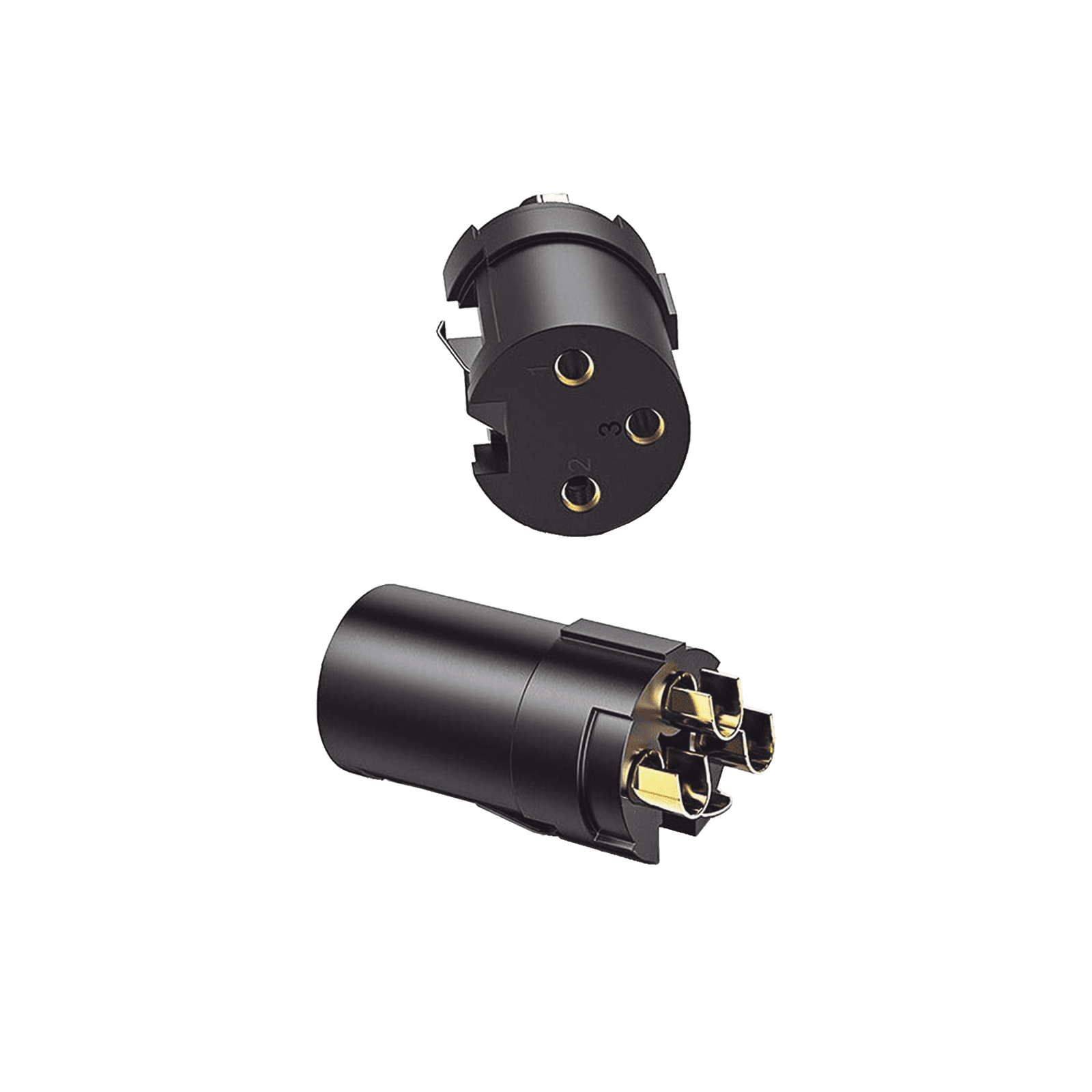 Conector de Audio XLR Tipo Canon Hembra / PVC / ABS / Aleación Zinc / Anti Oxidante / Anti Caida / Sin Aflojarse /Apertura Ajustable de 6.0 a 7.0 mm / Soldable 80440 - UGREEN