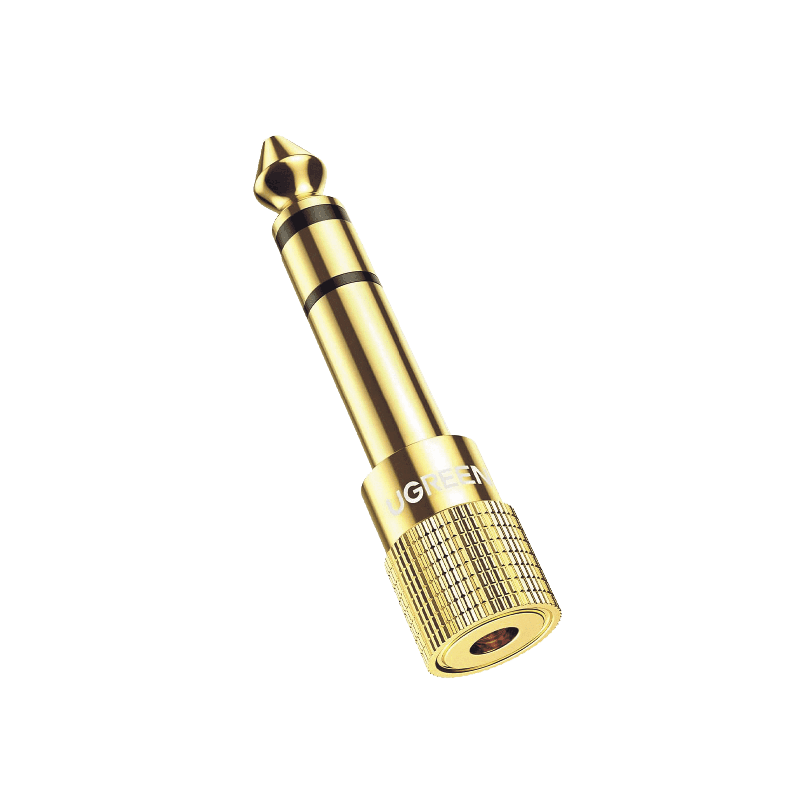 Adaptador (Convertidor) de Audio 3.5mm Hembra a 6.5mm Macho / Plug & Play / Superficie de Rosca Antideslizante / Calidad de sonido sin pérdidas 20503 - UGREEN